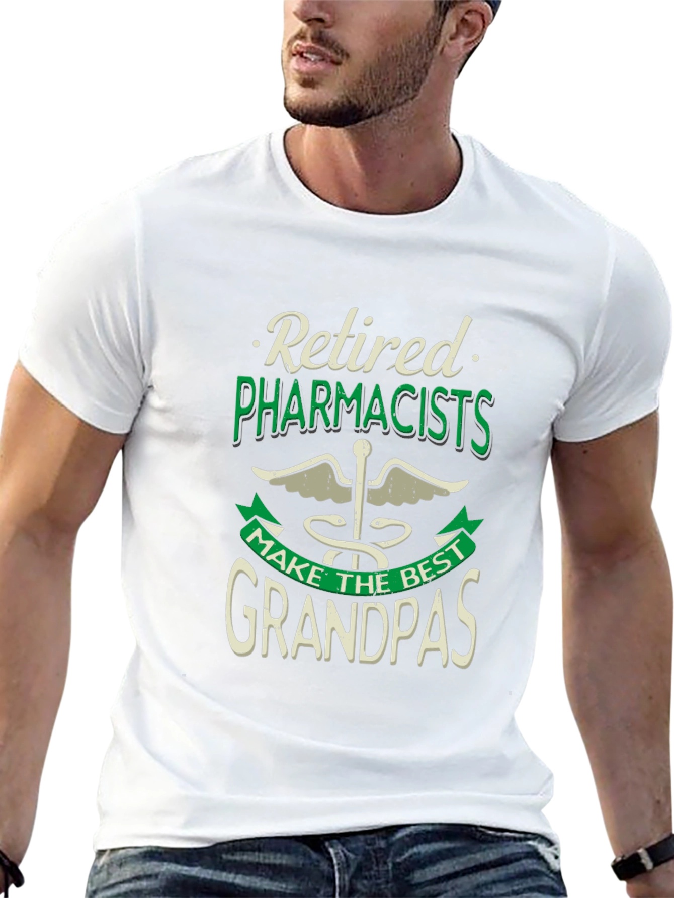 Black Retired Pharmacists Best Grandpas T-Shirt view 13