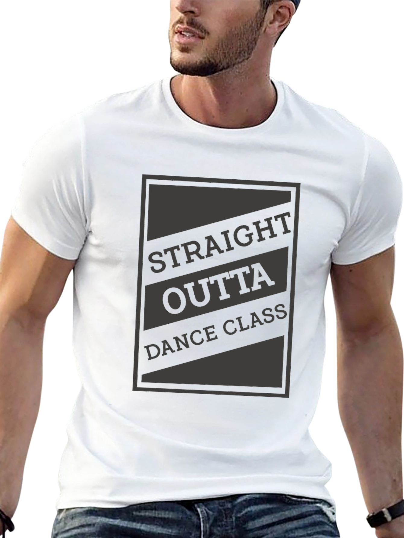 Black Straight Outta Dance Class Graphic Tee view 13
