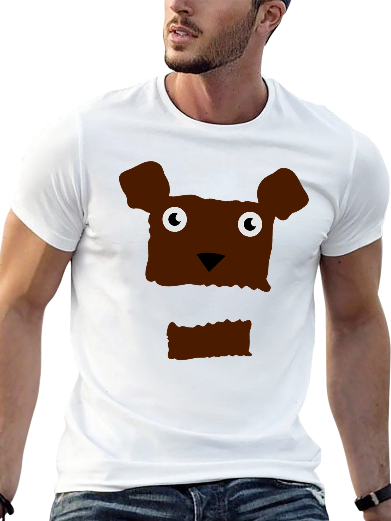 Black Novelty Bear Graphic Tee view 13