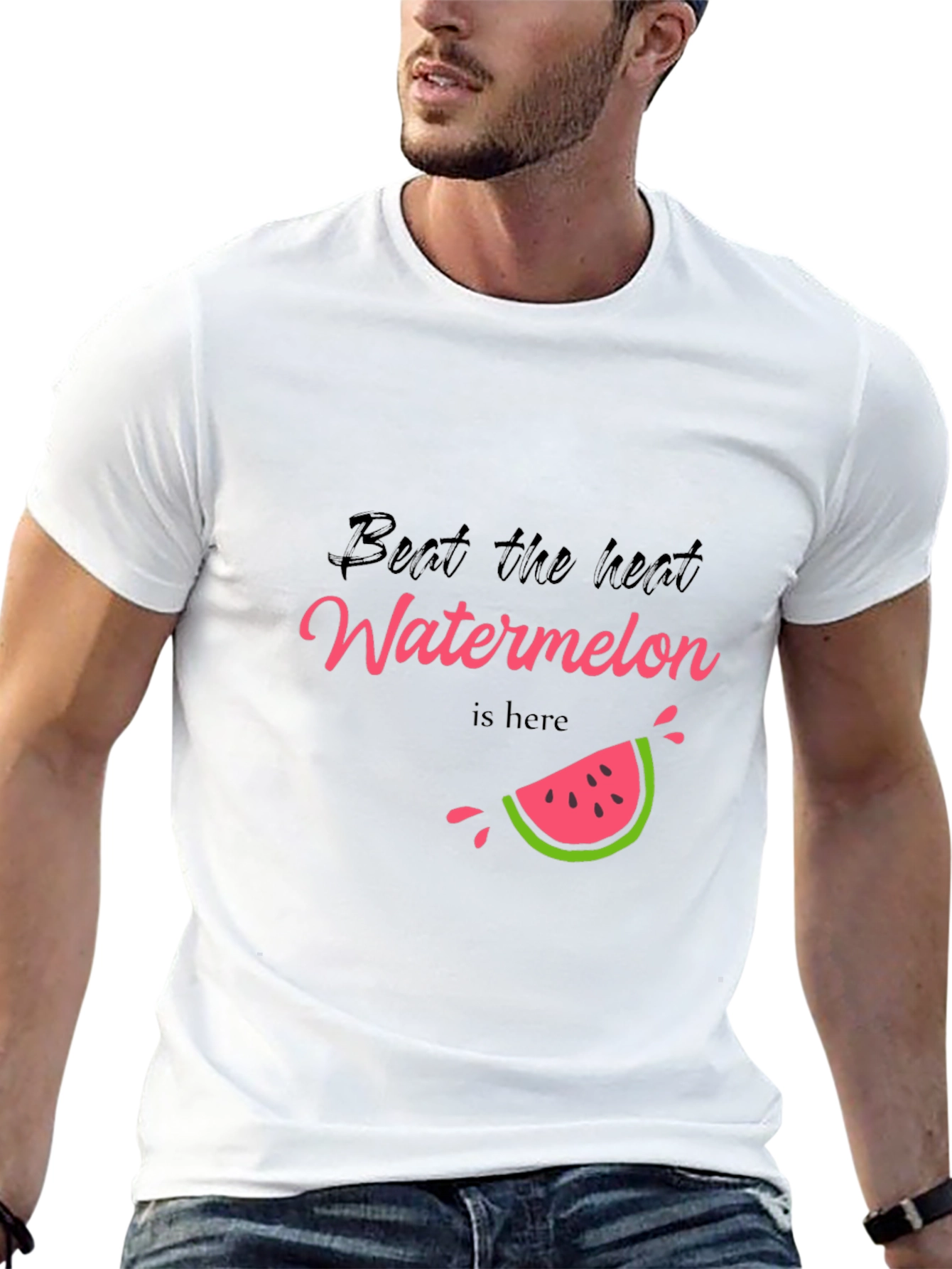 Black Beat the Heat Watermelon Tee - Summer Ready view 13