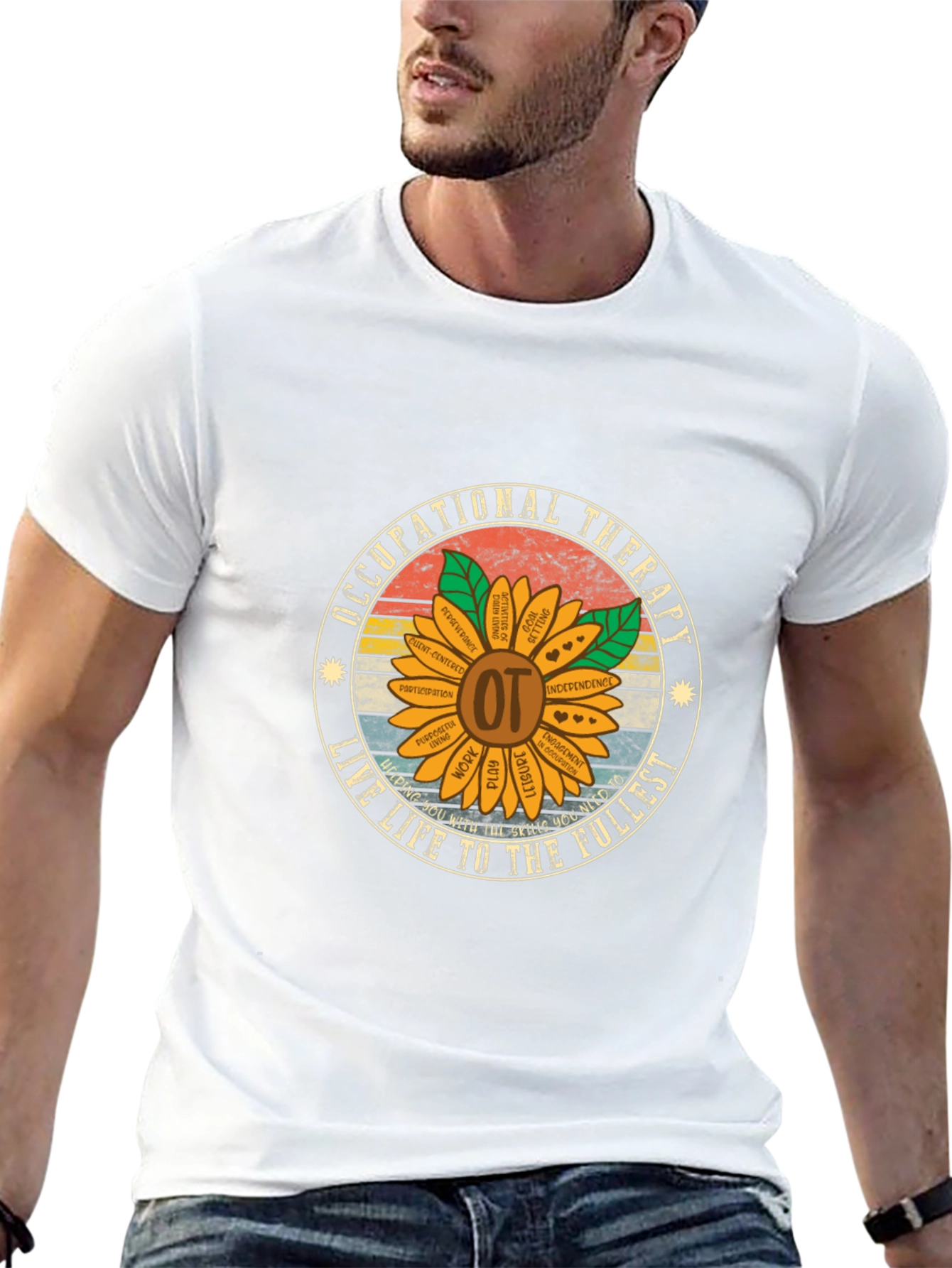 Occupational Therapy Sunflower T-Shirt - 13