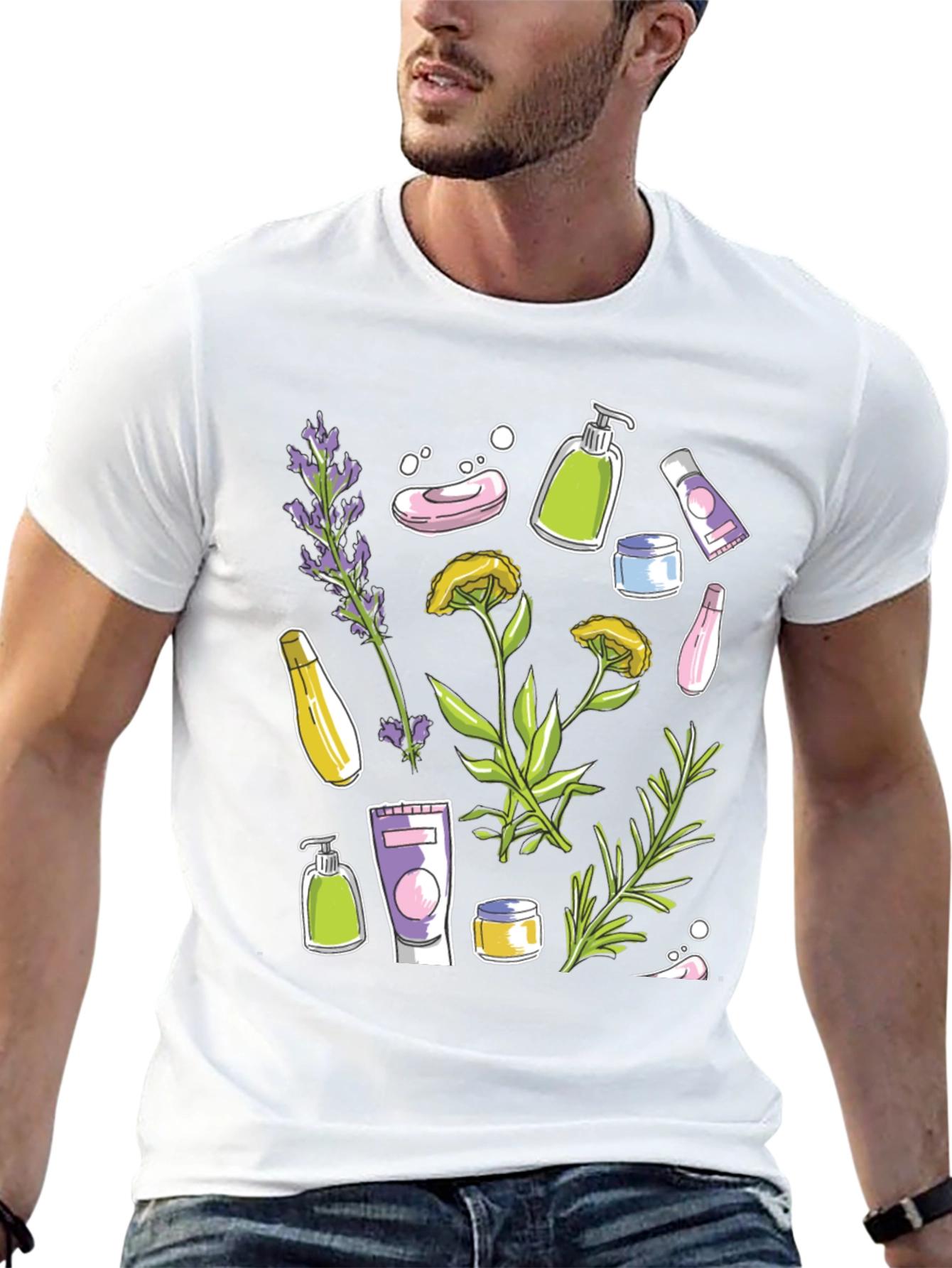 Botanical Beauty T-Shirt | Natural Skincare Design - 13