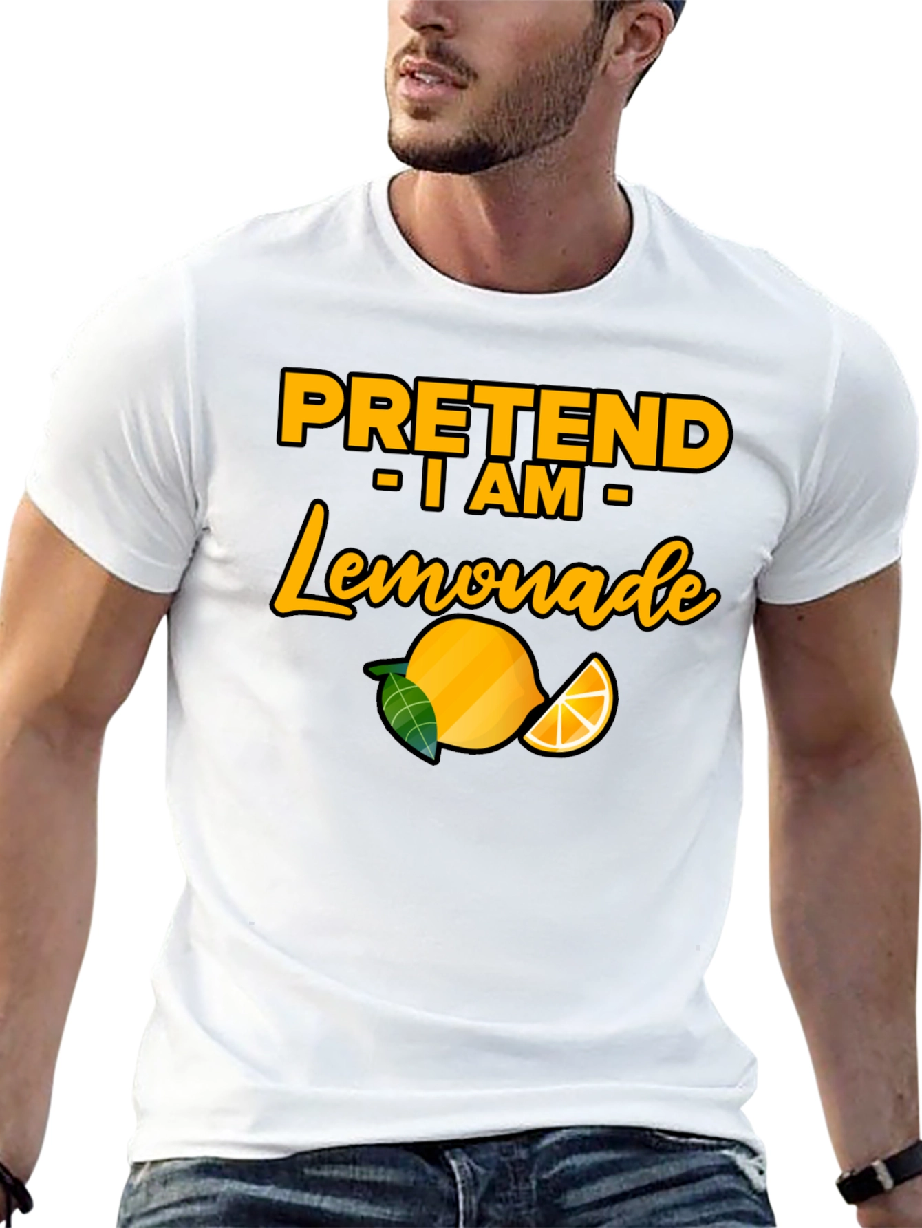 Black Pretend I am Lemonade T-Shirt - Funny Party Tee view 13