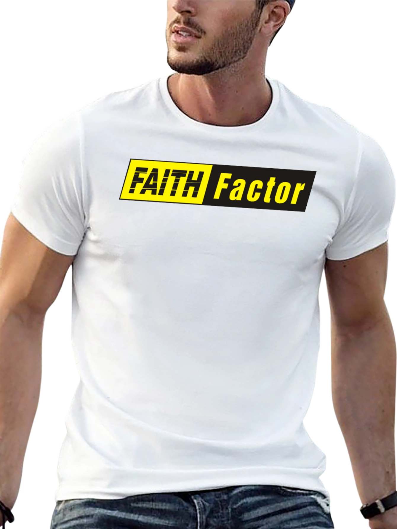 Black Faith Factor Graphic T-Shirt - Black view 13