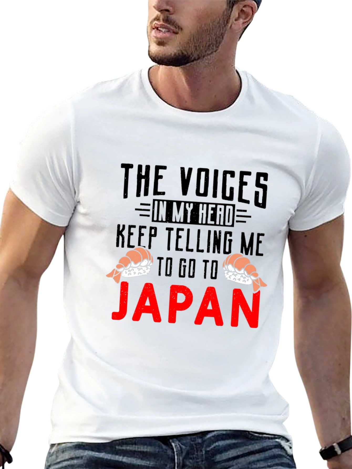 Black Voices in My Head Japan T-Shirt view 13