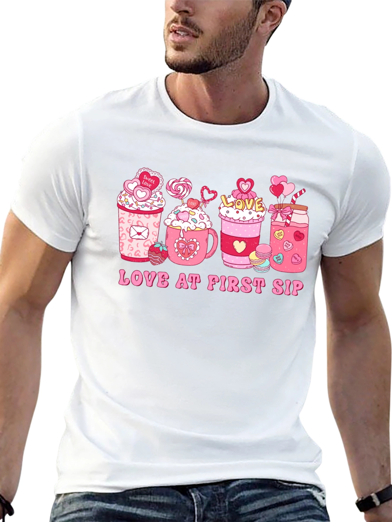Love at First Sip Valentine's Day T-shirt - 13