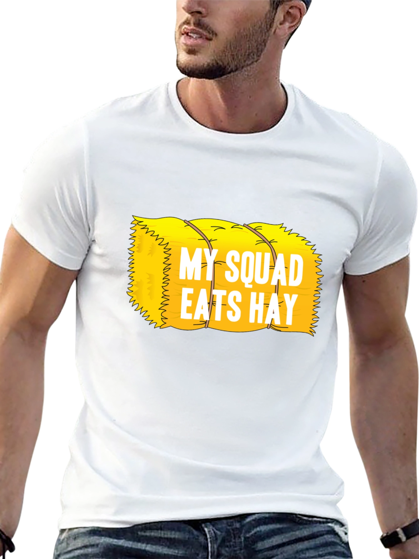 My Squad Eats Hay T-Shirt, Funny Farm Tee - 13