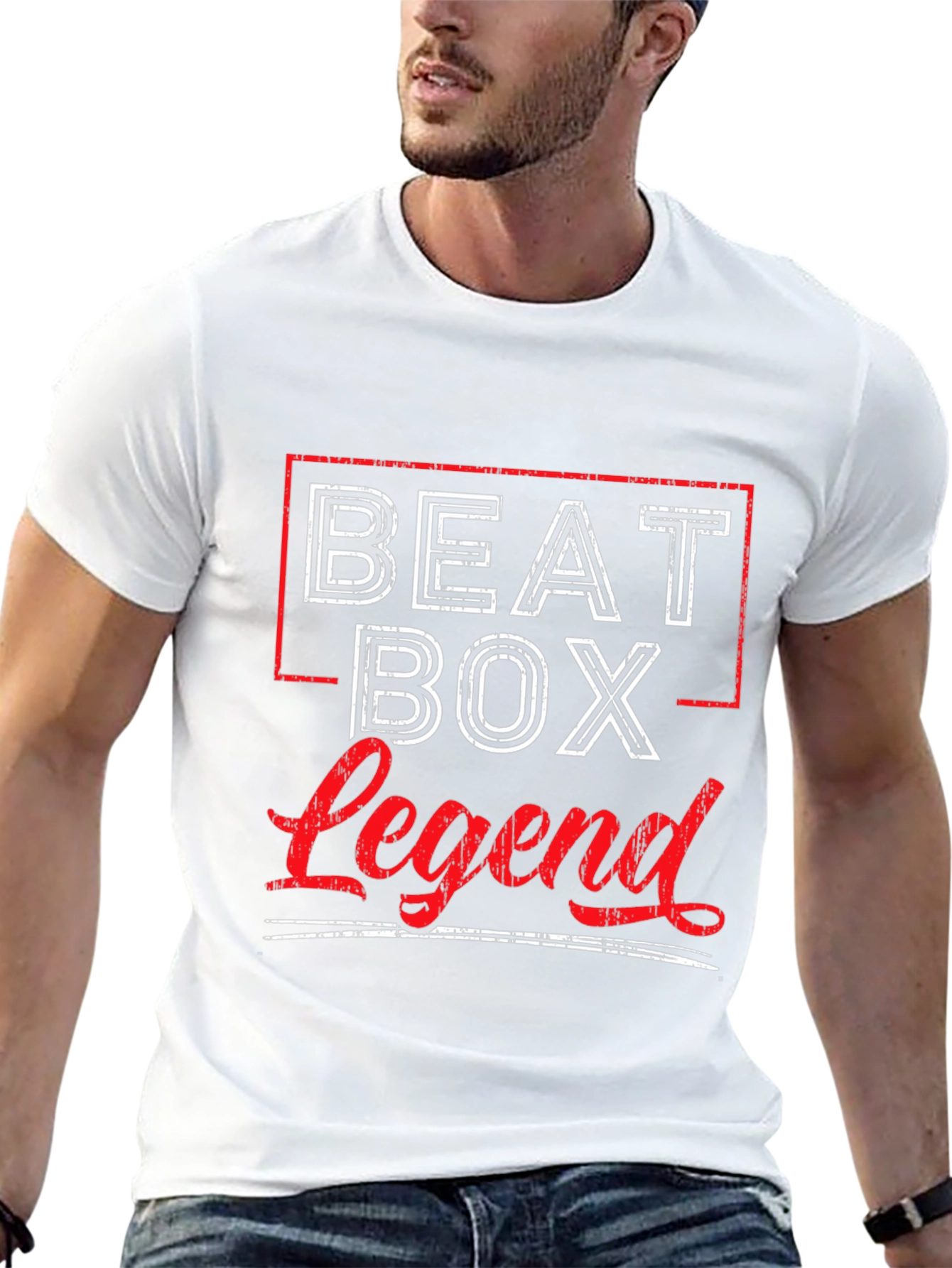 Black Beatbox Legend Graphic Tee - Music Lover's T-Shirt view 13