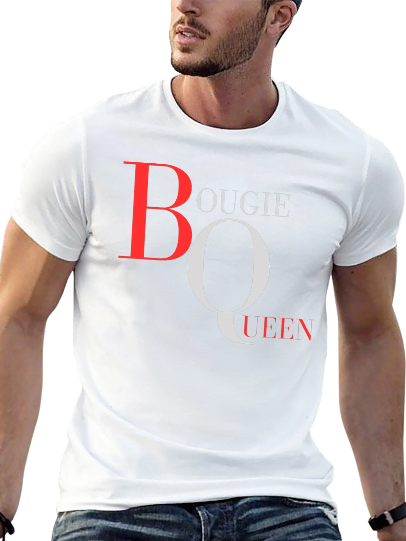 Black Bougie Queen Graphic T-Shirt - Stylish Crew Neck Tee view 13