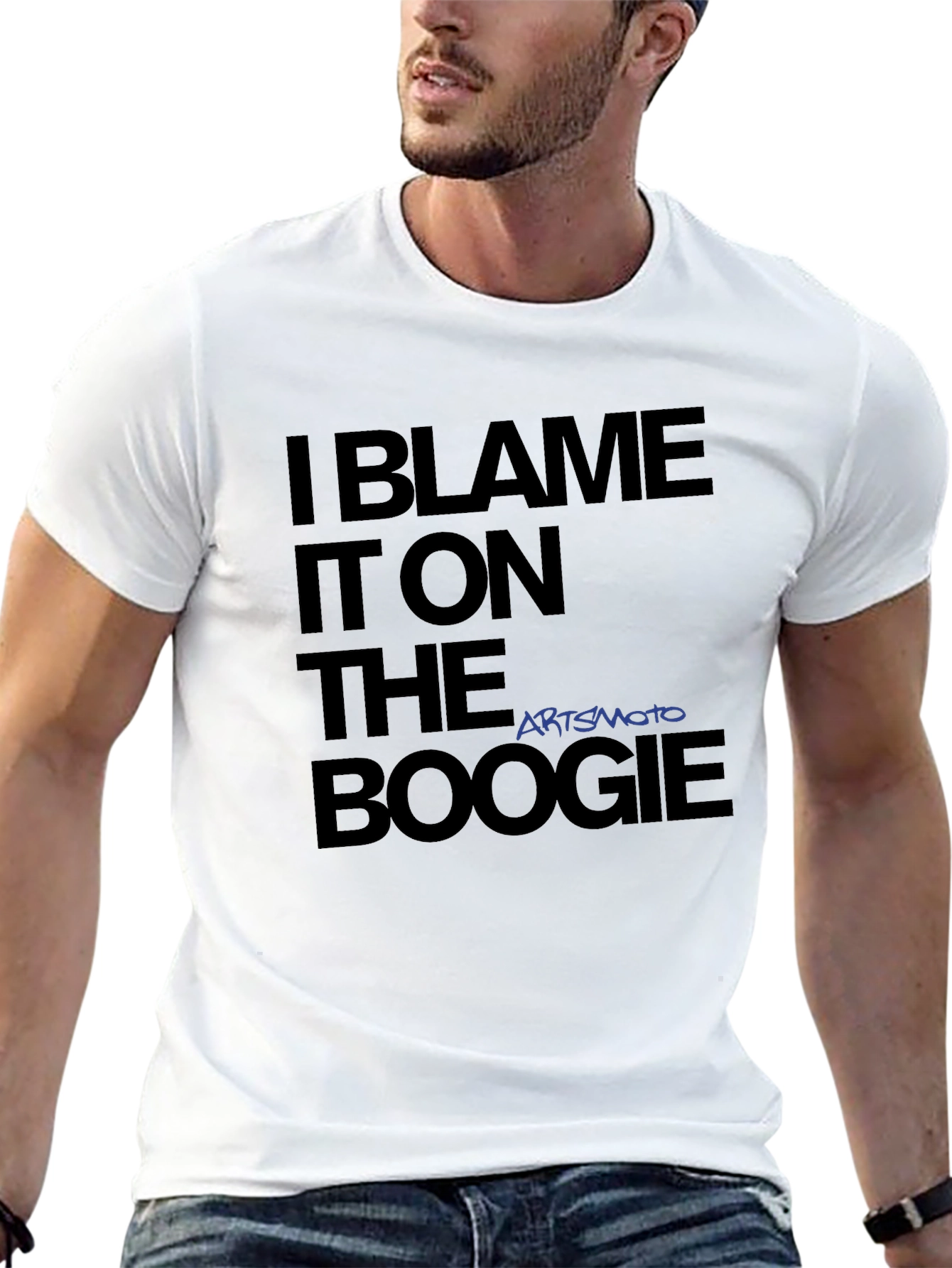 Black I Blame It On The Boogie T-Shirt view 13