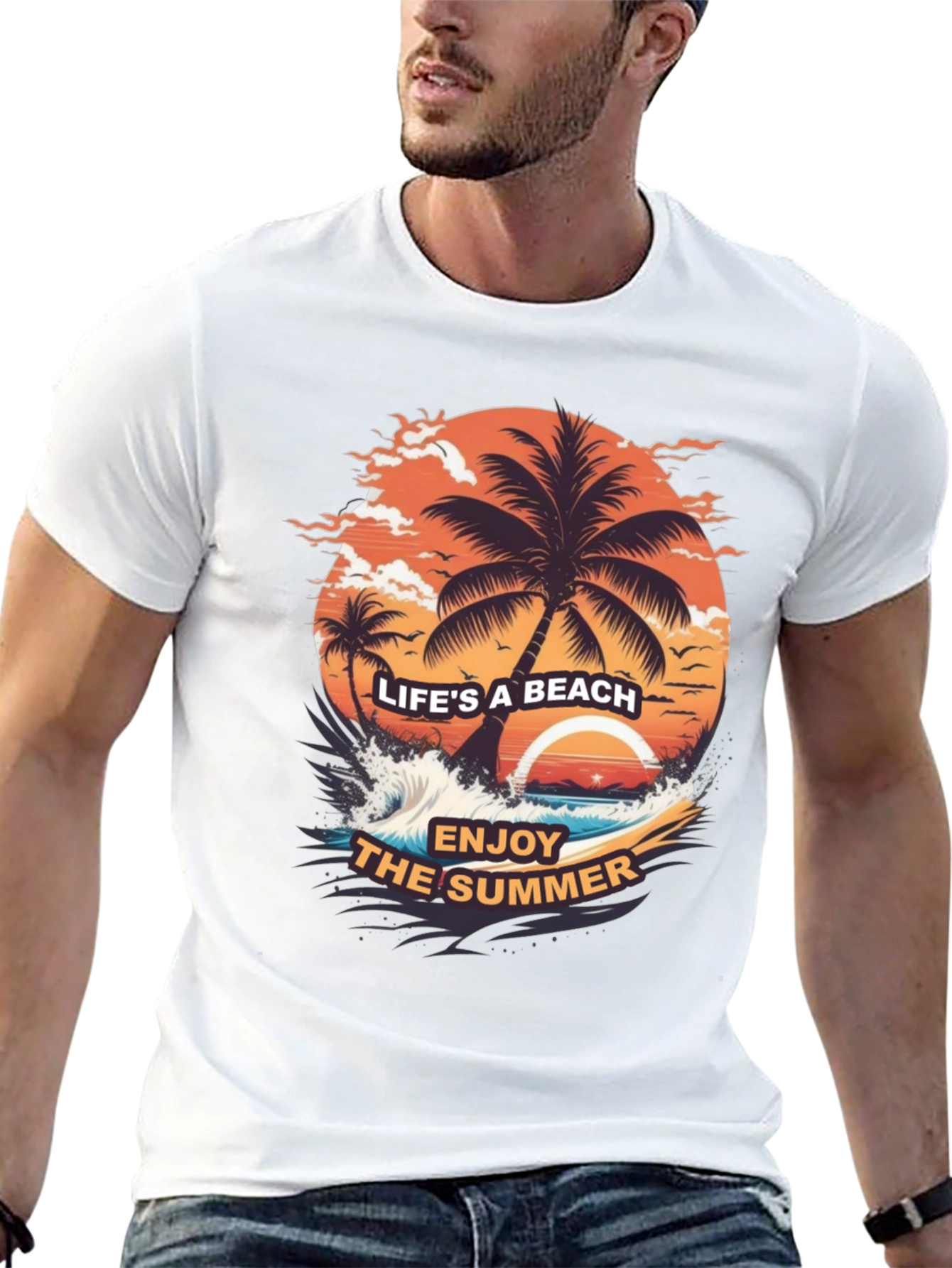 Life's a Beach T-Shirt - Summer Vibes - 13