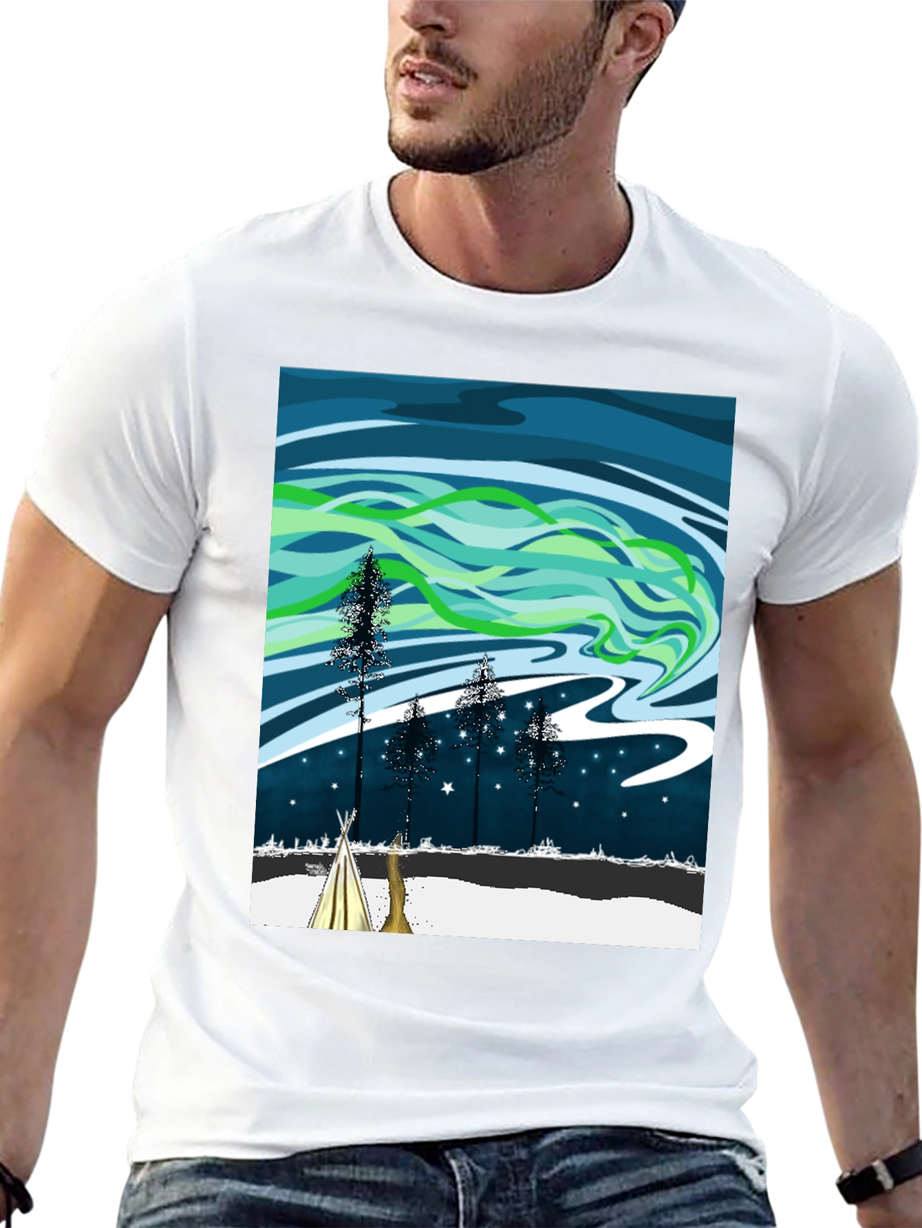Northern Lights Graphic Tee - 13