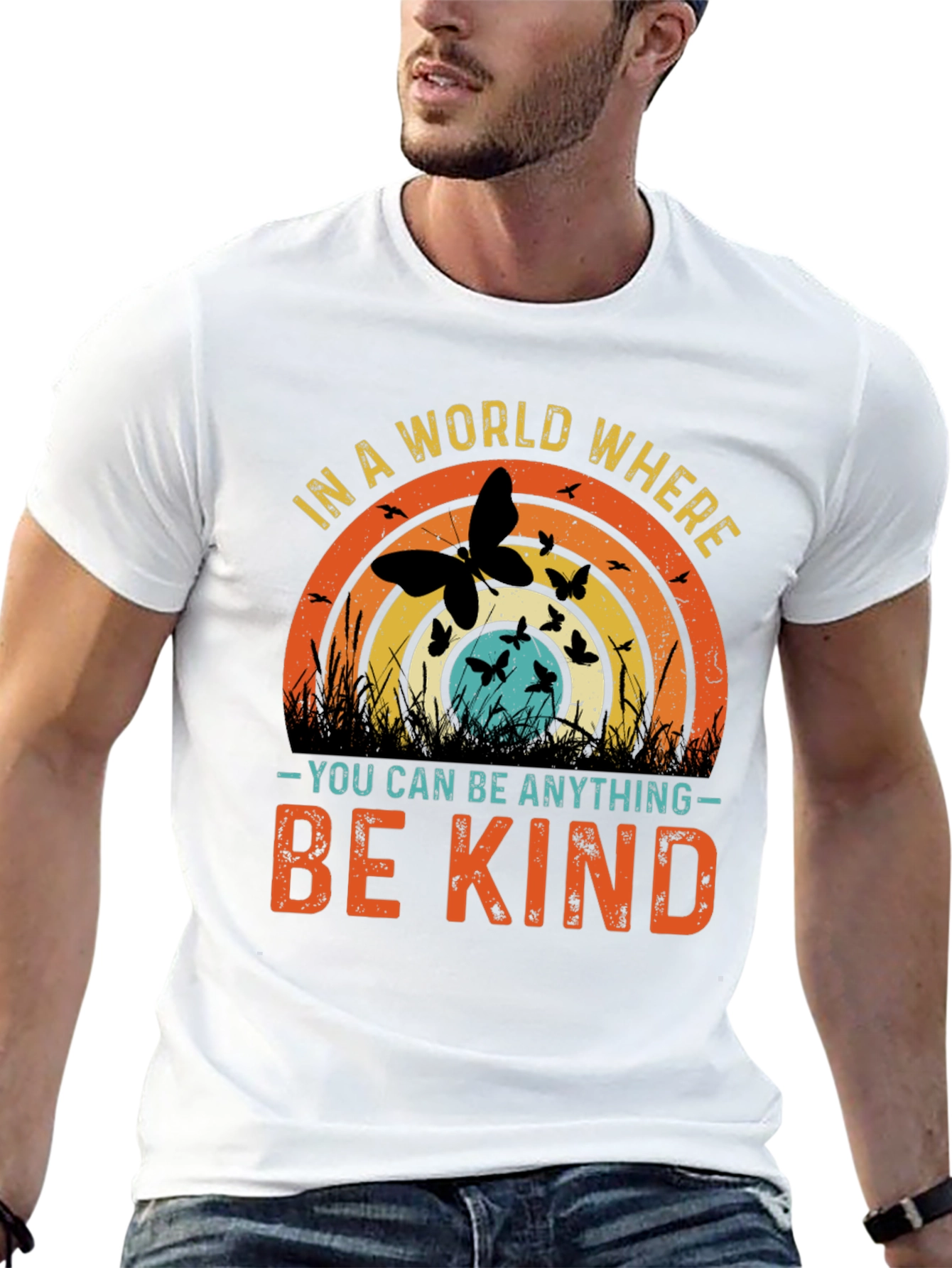 Black Kindness Matters T-Shirt - Be Kind Graphic Tee view 13