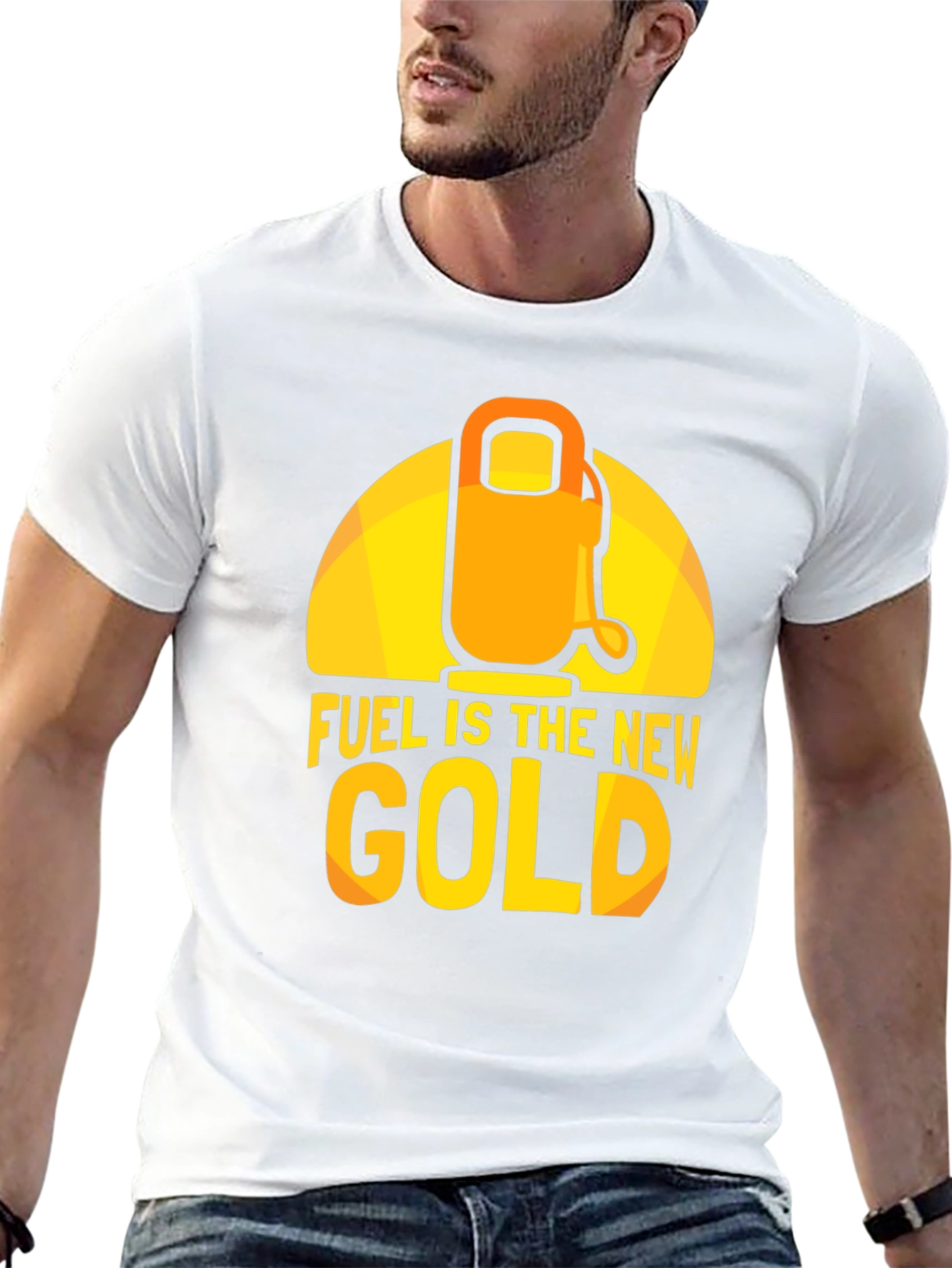 Black Fuel is the New Gold Graphic T-Shirt view 13