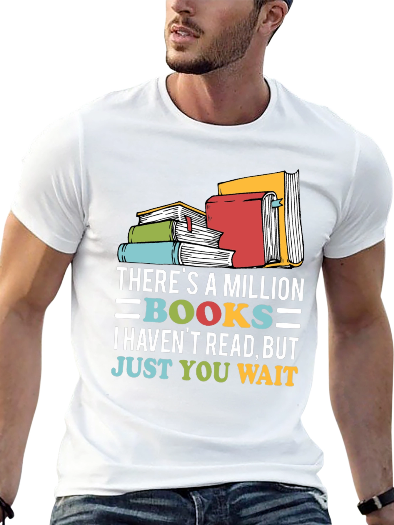 Black Book Lover T-Shirt: A Million Books view 13