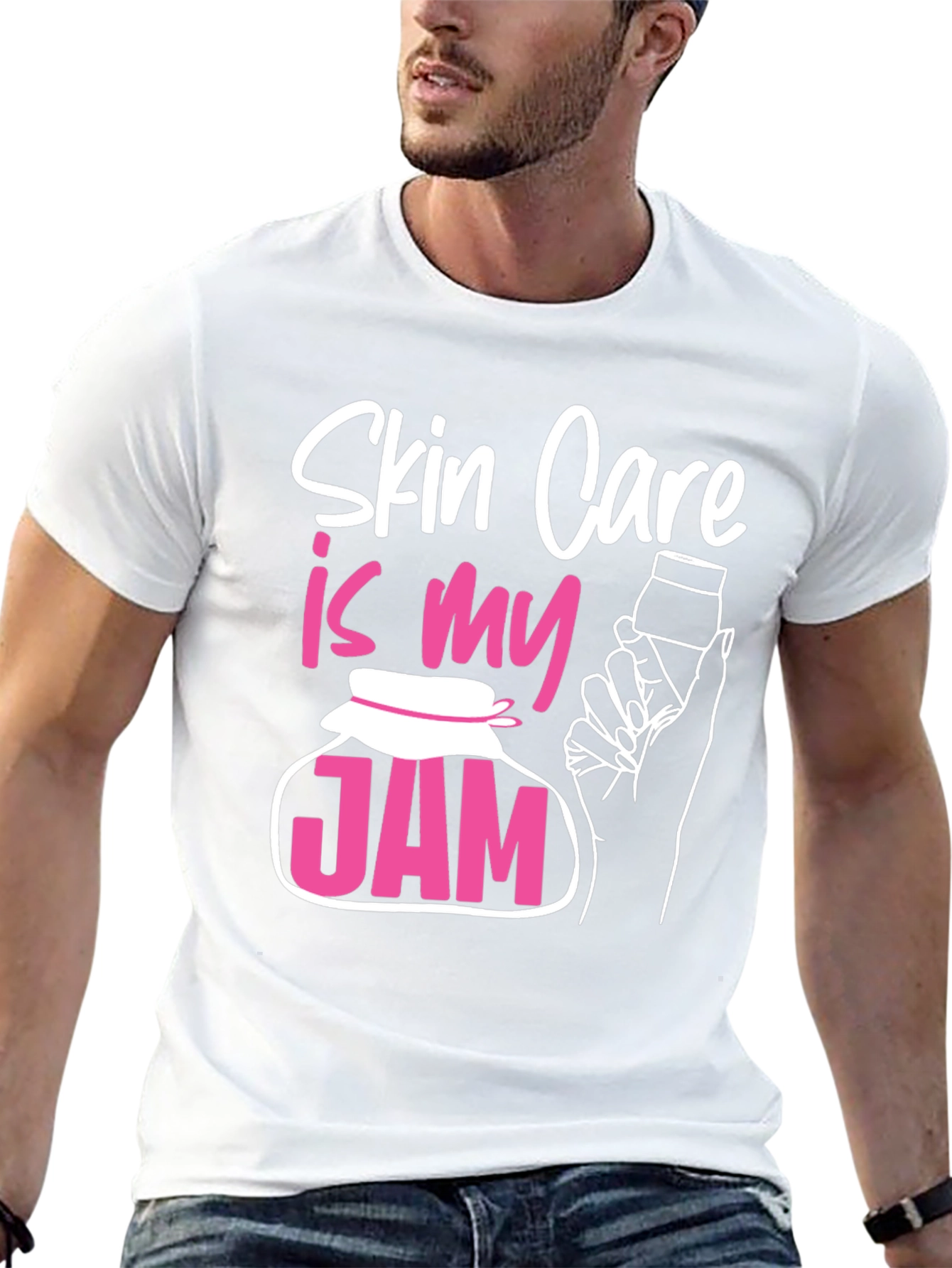 Black Skin Care Is My Jam T-Shirt view 13