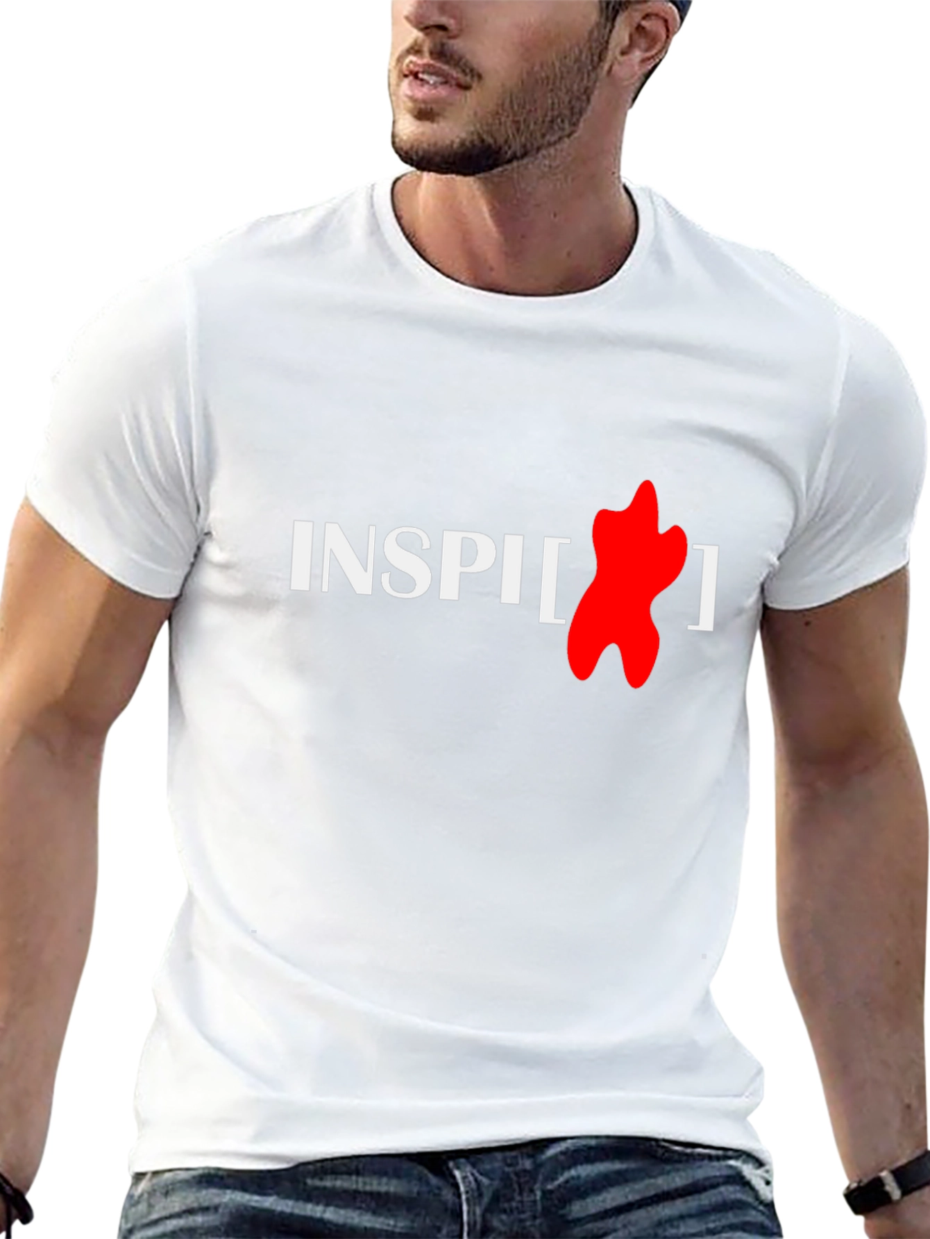 Black Inspire Black T-Shirt view 13