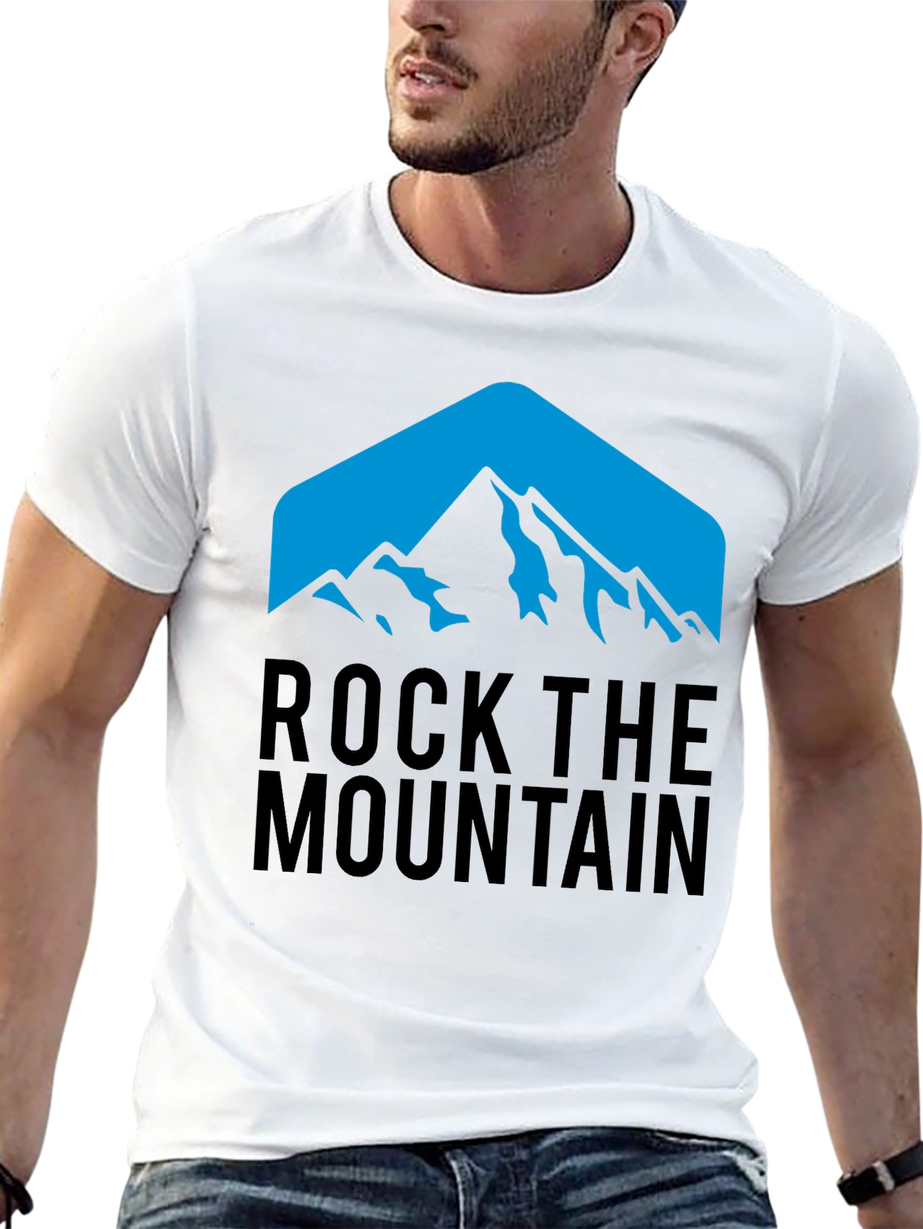 Black Rock the Mountain Graphic Tee - Black view 13