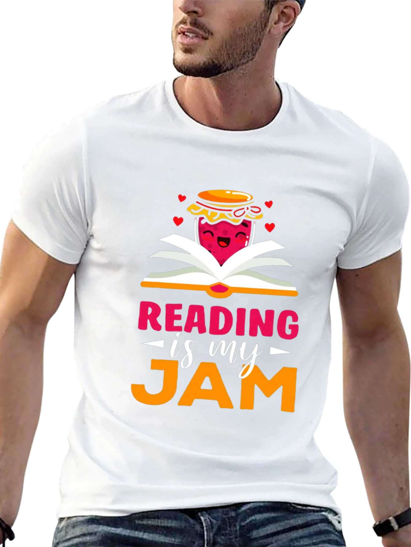 Black Reading is my Jam Black T-Shirt view 13