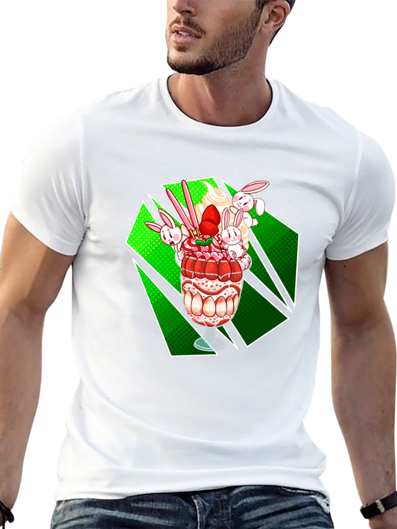 Black Dessert T-Shirt - Funky Food Tee view 13