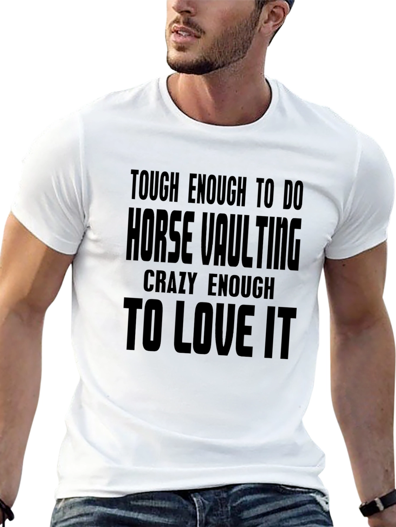 Black Horse Vaulting T-Shirt: Tough & Crazy to Love It view 13