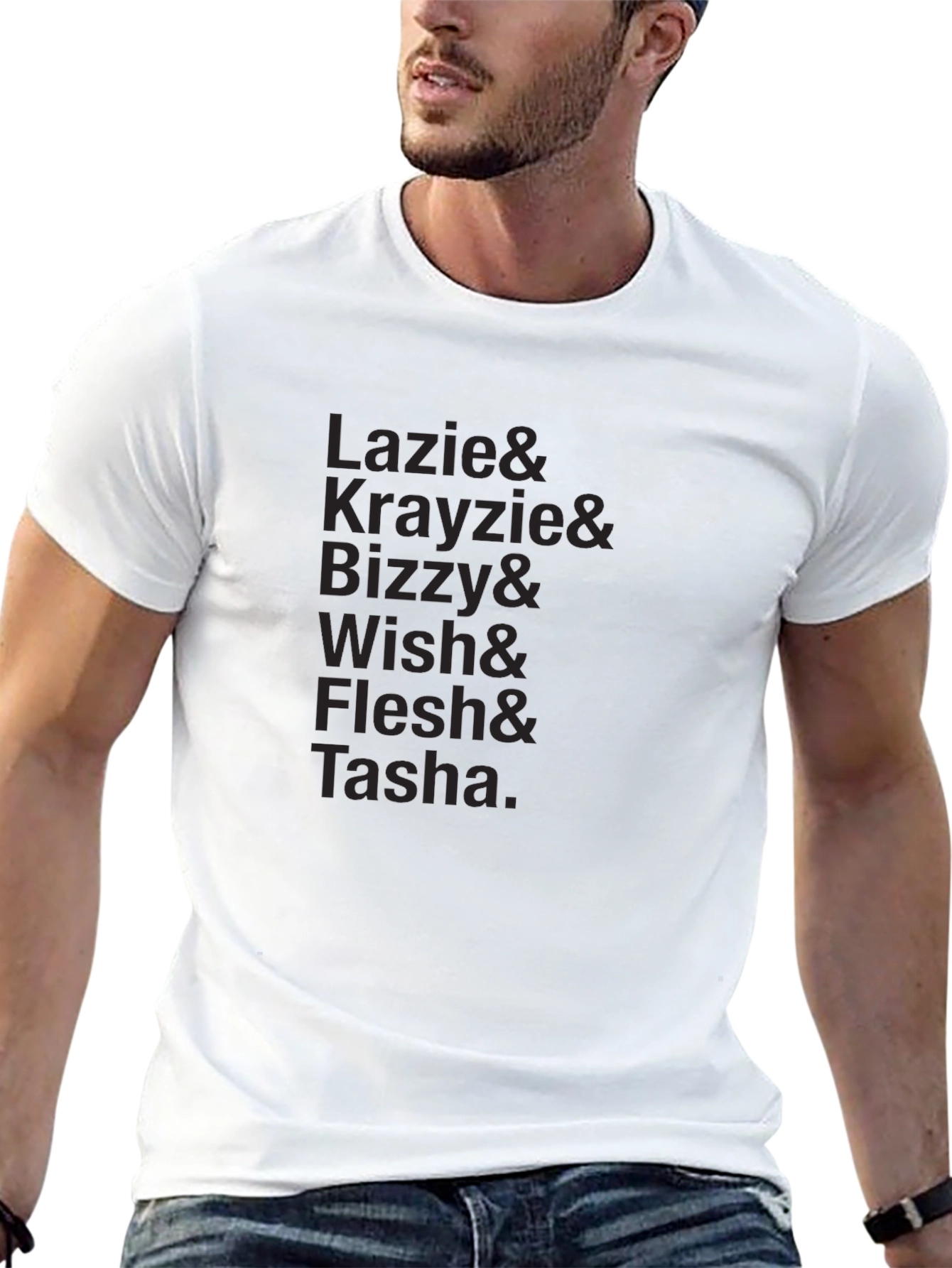 Black Lazie Krayzie Bizzy Wish Flesh Tasha T-Shirt view 13