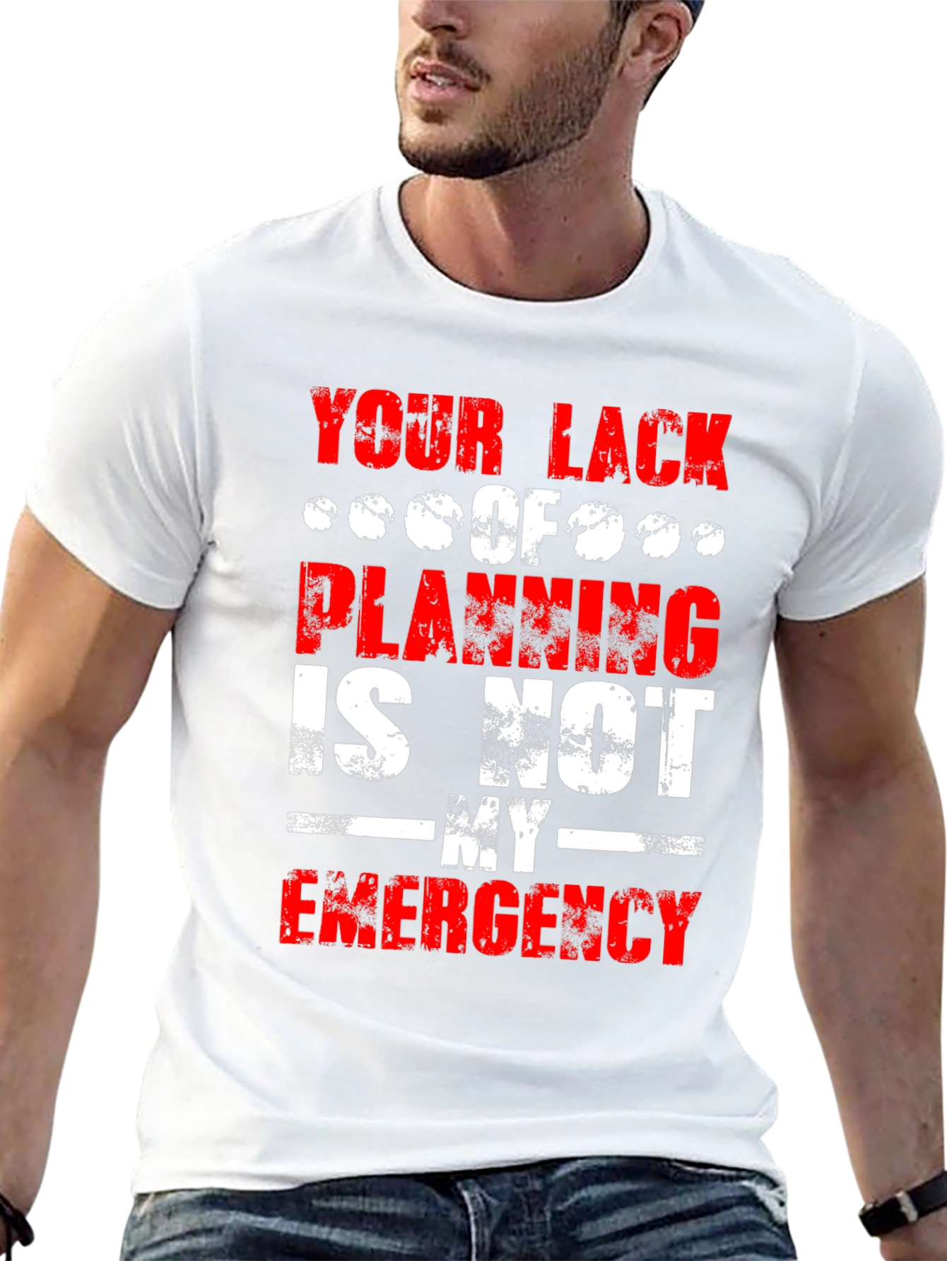 Black Your Lack of Planning Men's T-shirt view 13