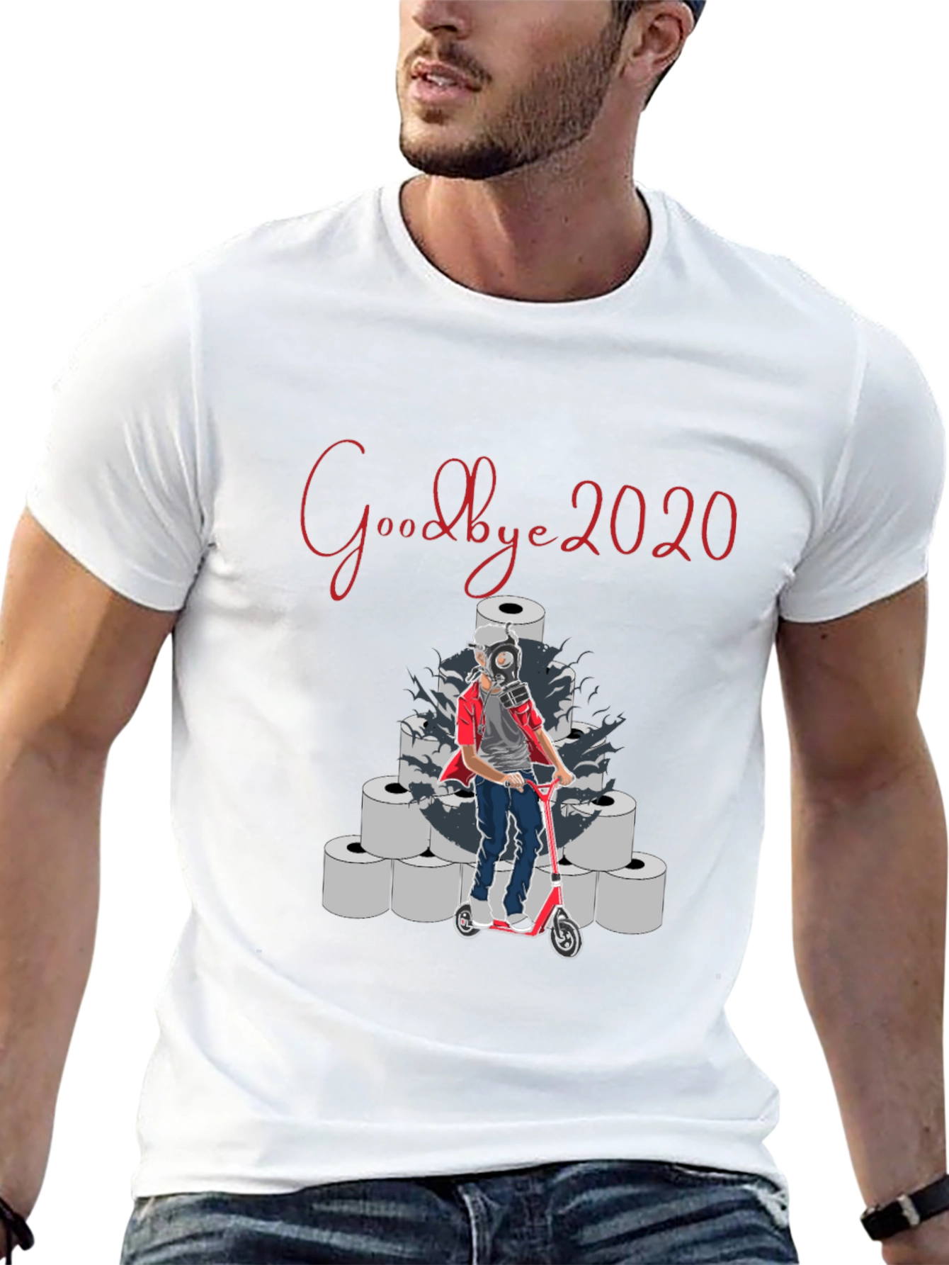 Black Goodbye 2020 Pandemic T-Shirt view 13