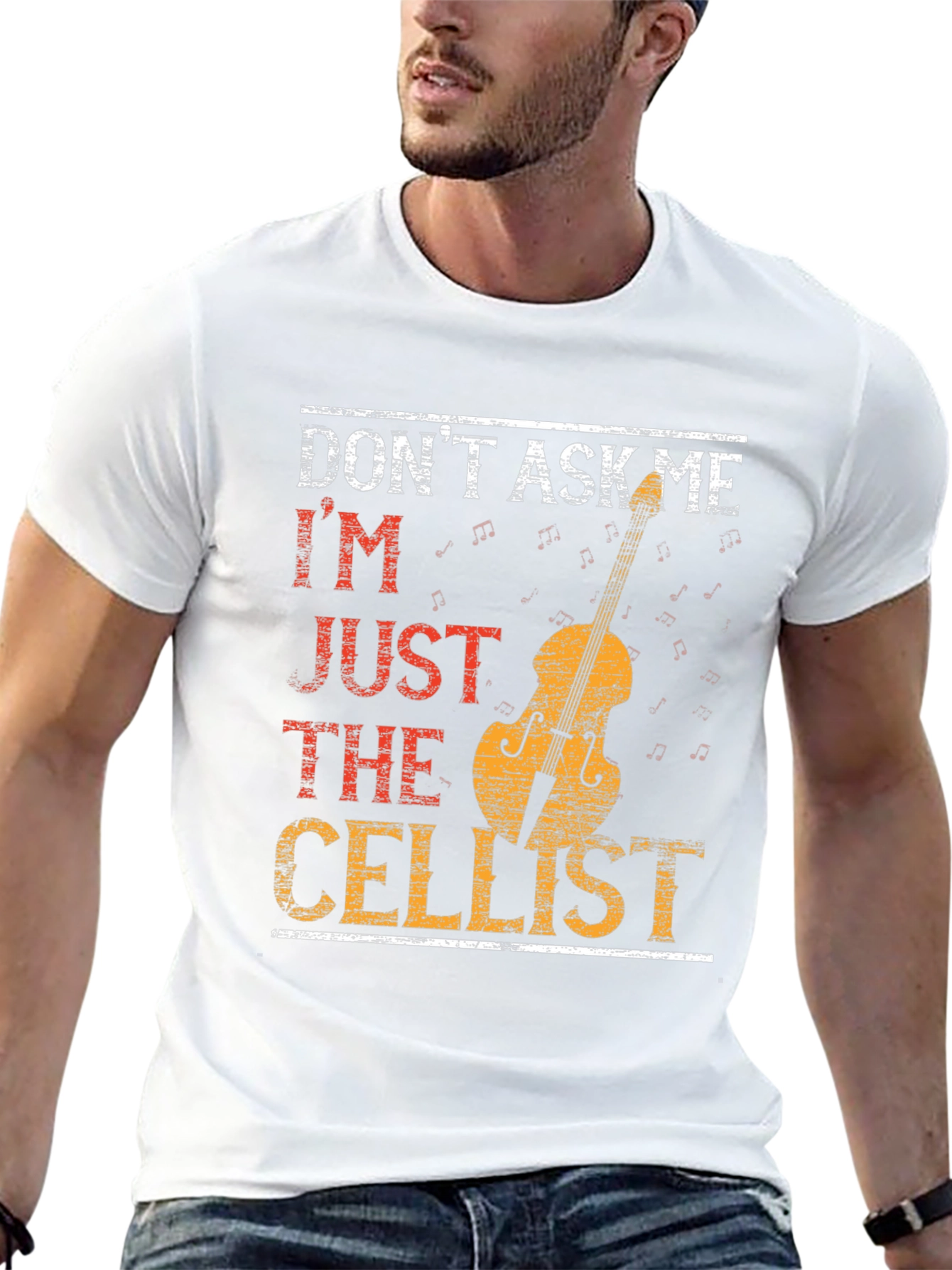 Black Don't Ask Me I'm Just The Cellist T-Shirt view 13