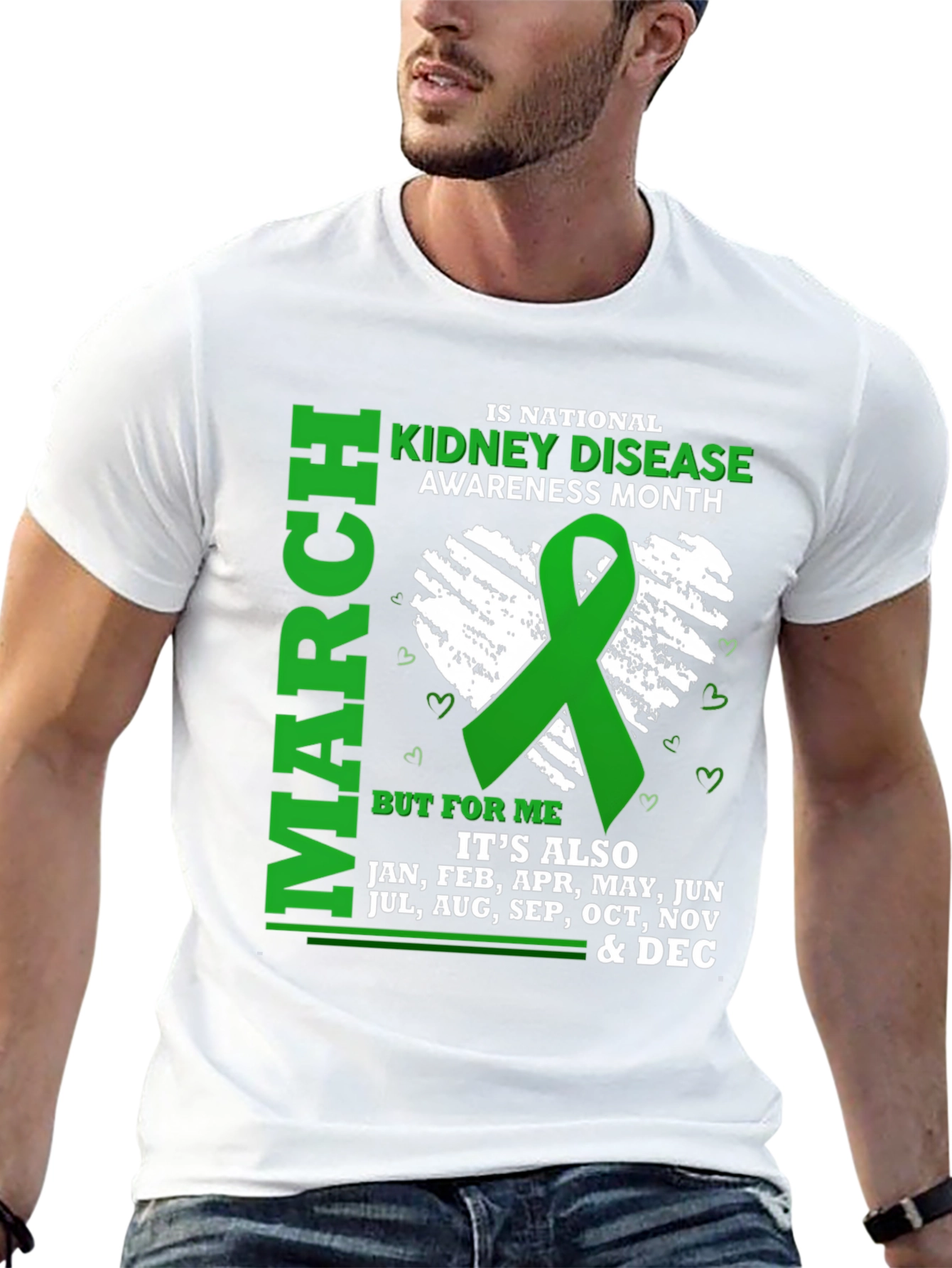 Black Kidney Disease Awareness Month T-Shirt view 13