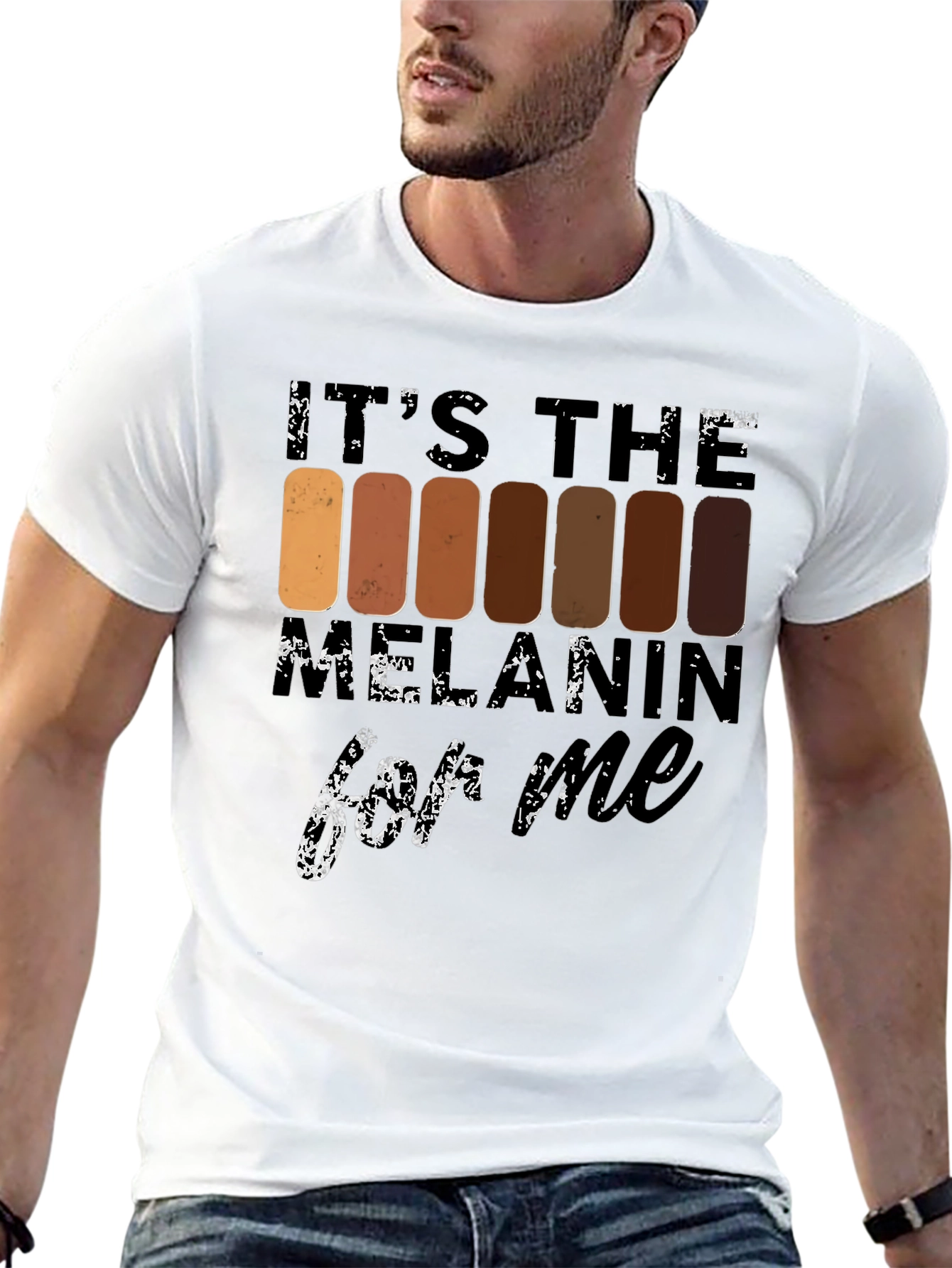Black Melanin T-Shirt - It's The Melanin For Me view 13
