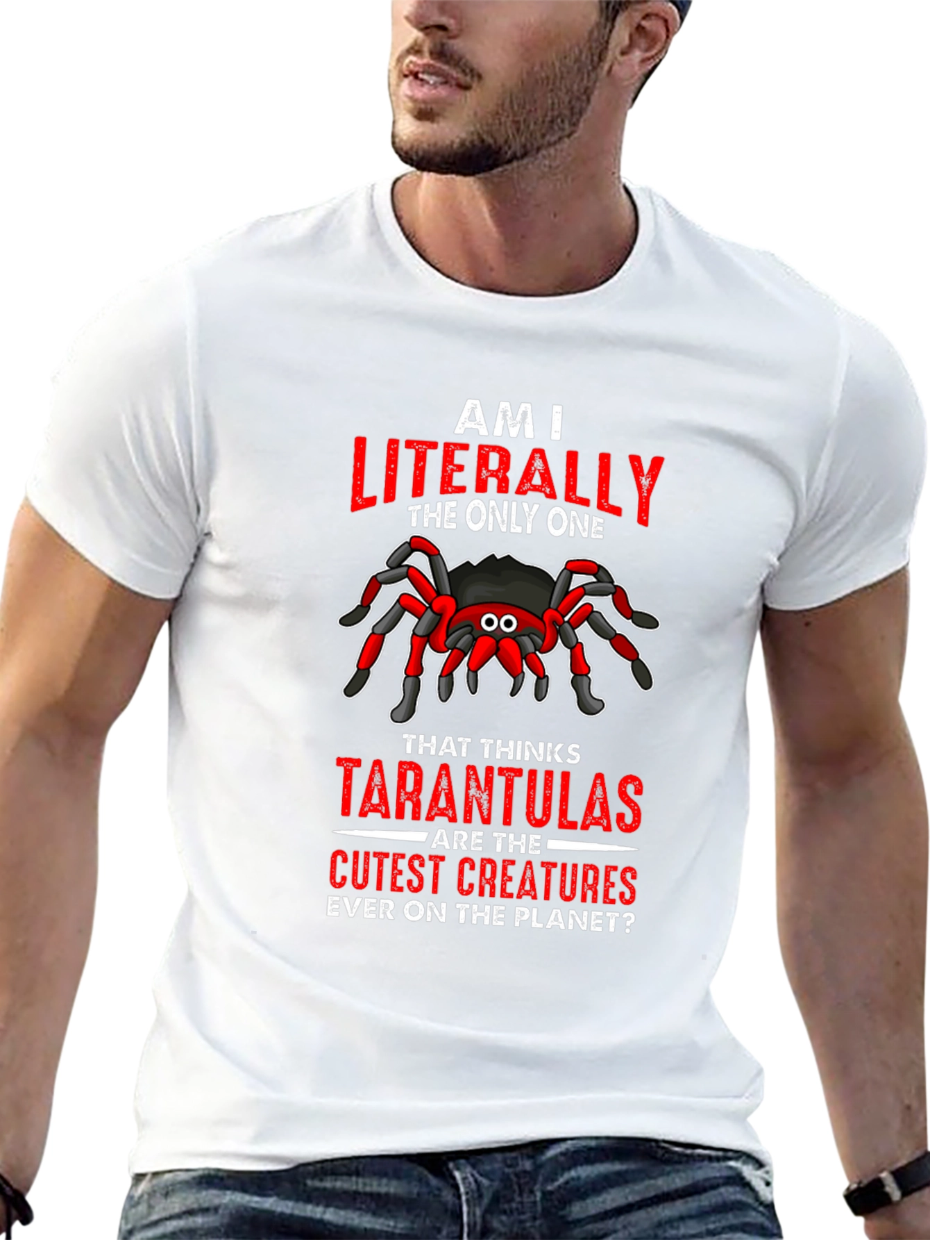 Black Tarantula Lover's Graphic T-Shirt view 13