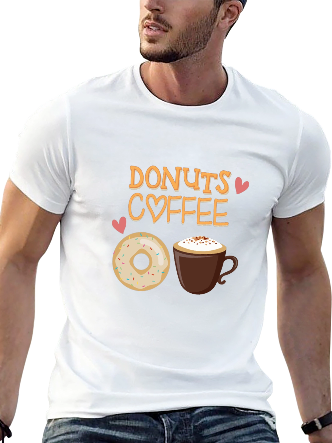 Black Donuts Coffee T-Shirt - Cute Foodie Tee view 13