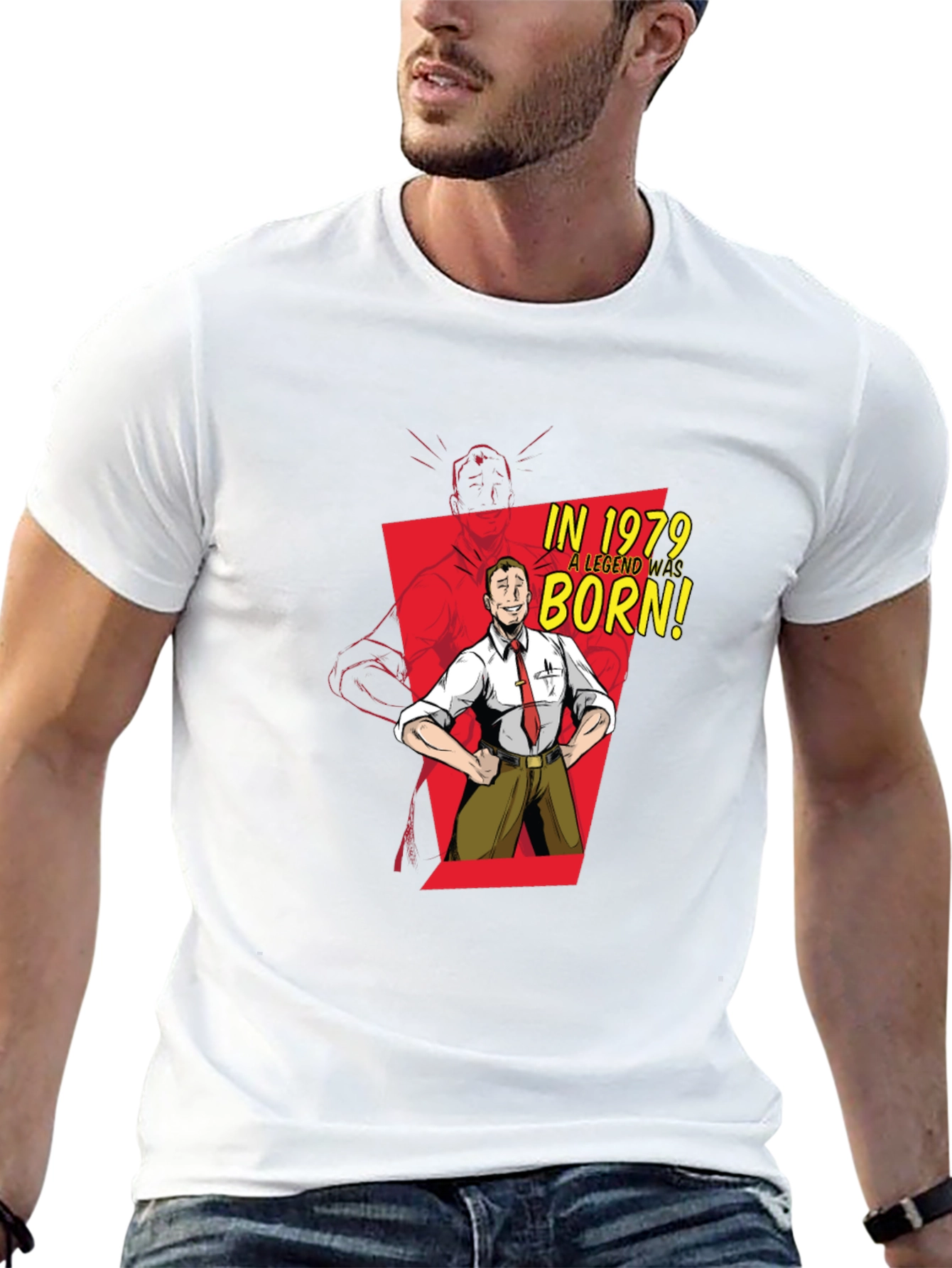 Black Legend Born 1979 Black Graphic Tee view 13