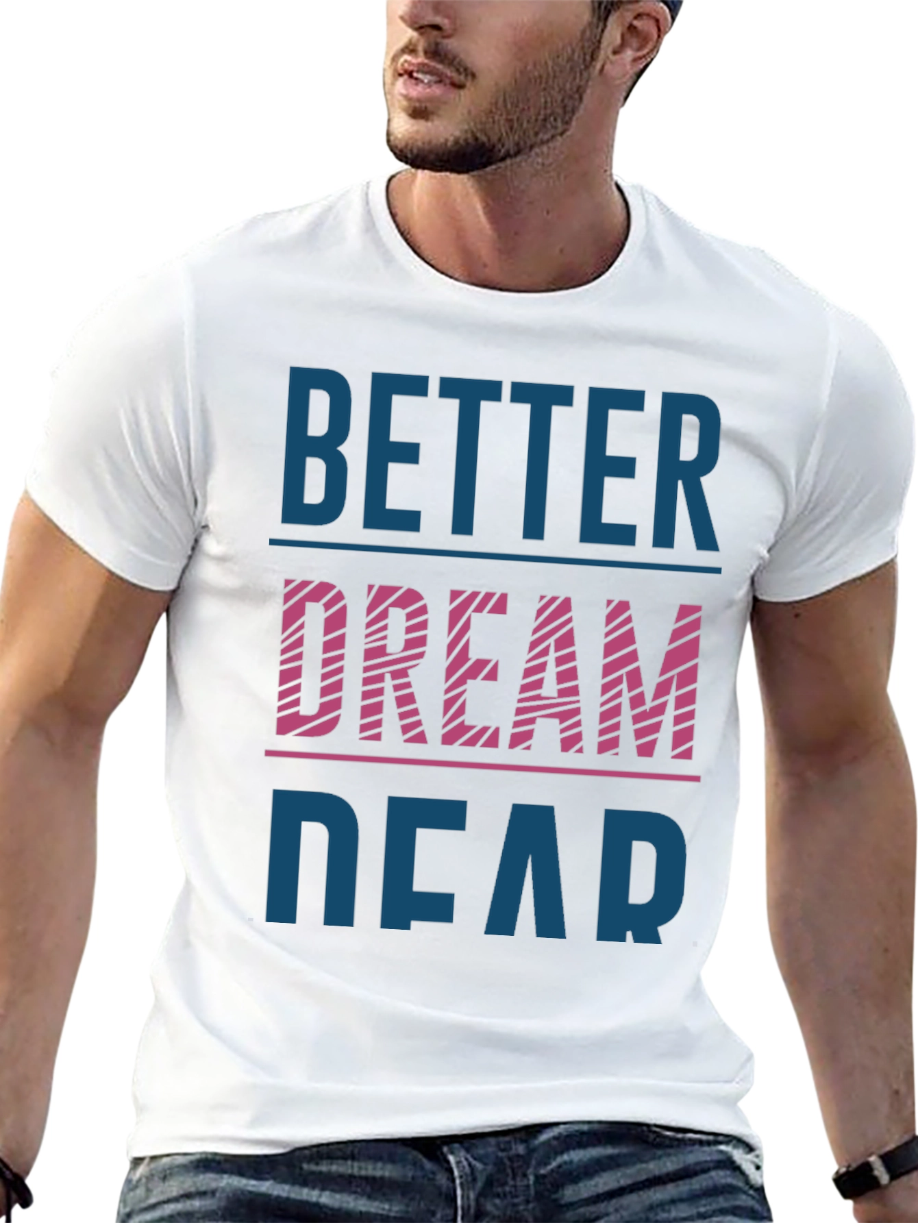 Black Better Dream Dear Graphic T-Shirt view 13