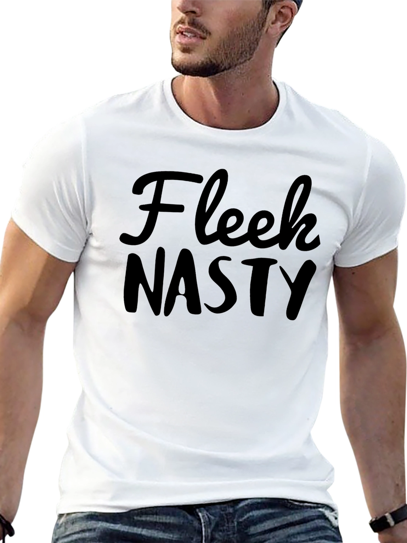 Black Fleek Nasty Black Graphic Tee - Stylish Men's Casual Shirt view 13
