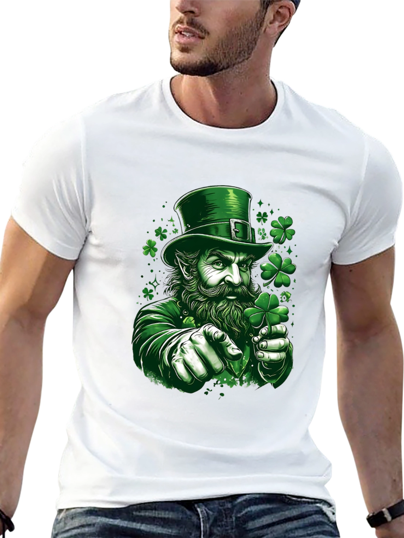 St. Patrick's Day Leprechaun Graphic Tee - 13