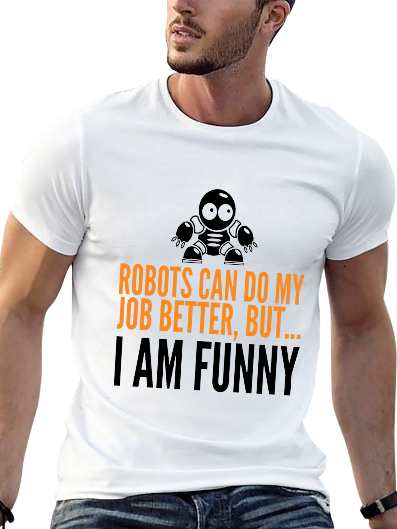 Black Robots Can Do My Job T-Shirt view 13