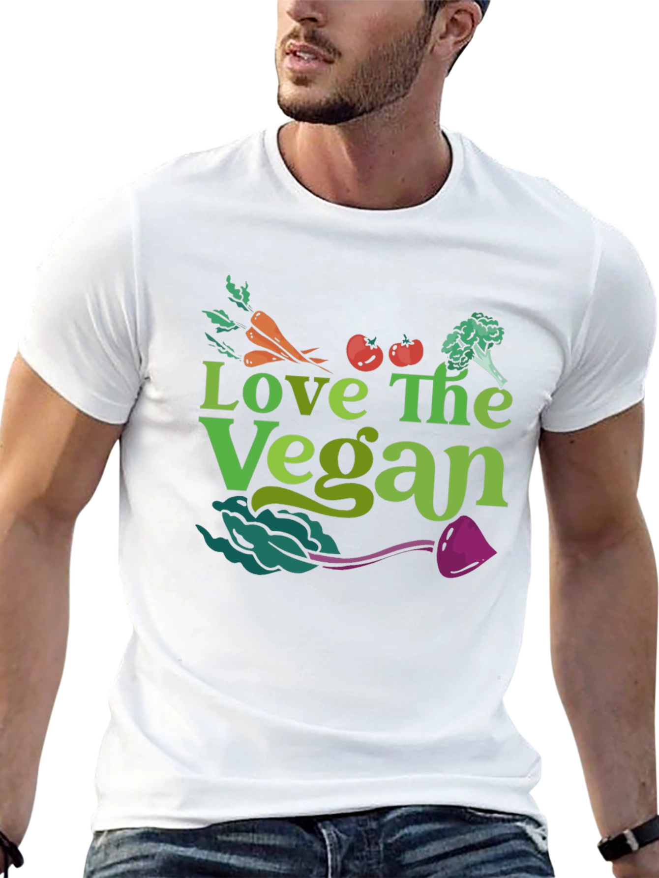 Love The Vegan Graphic T-Shirt - 13