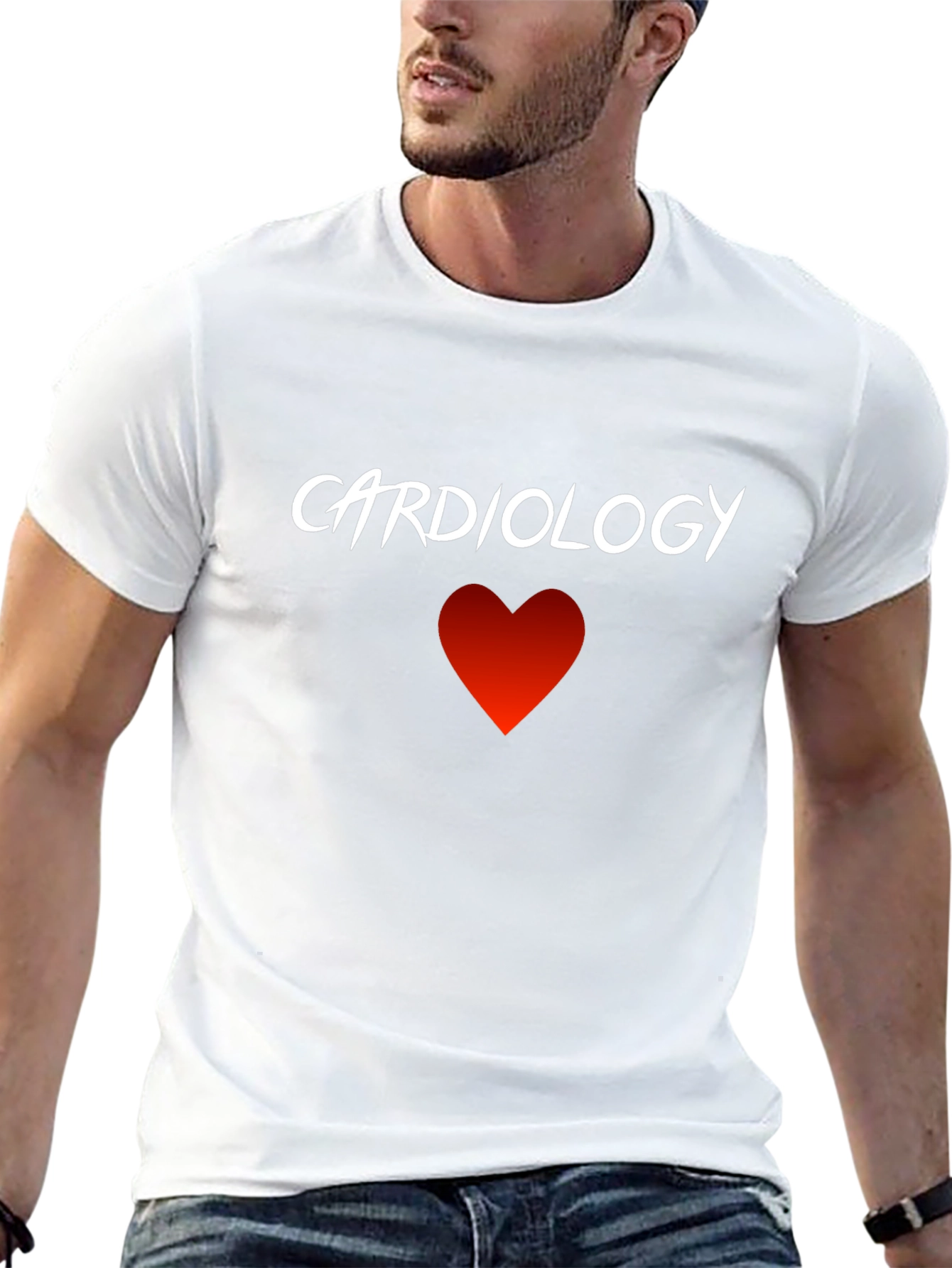 Black Cardiology Heart T-Shirt - Love Your Heart view 13