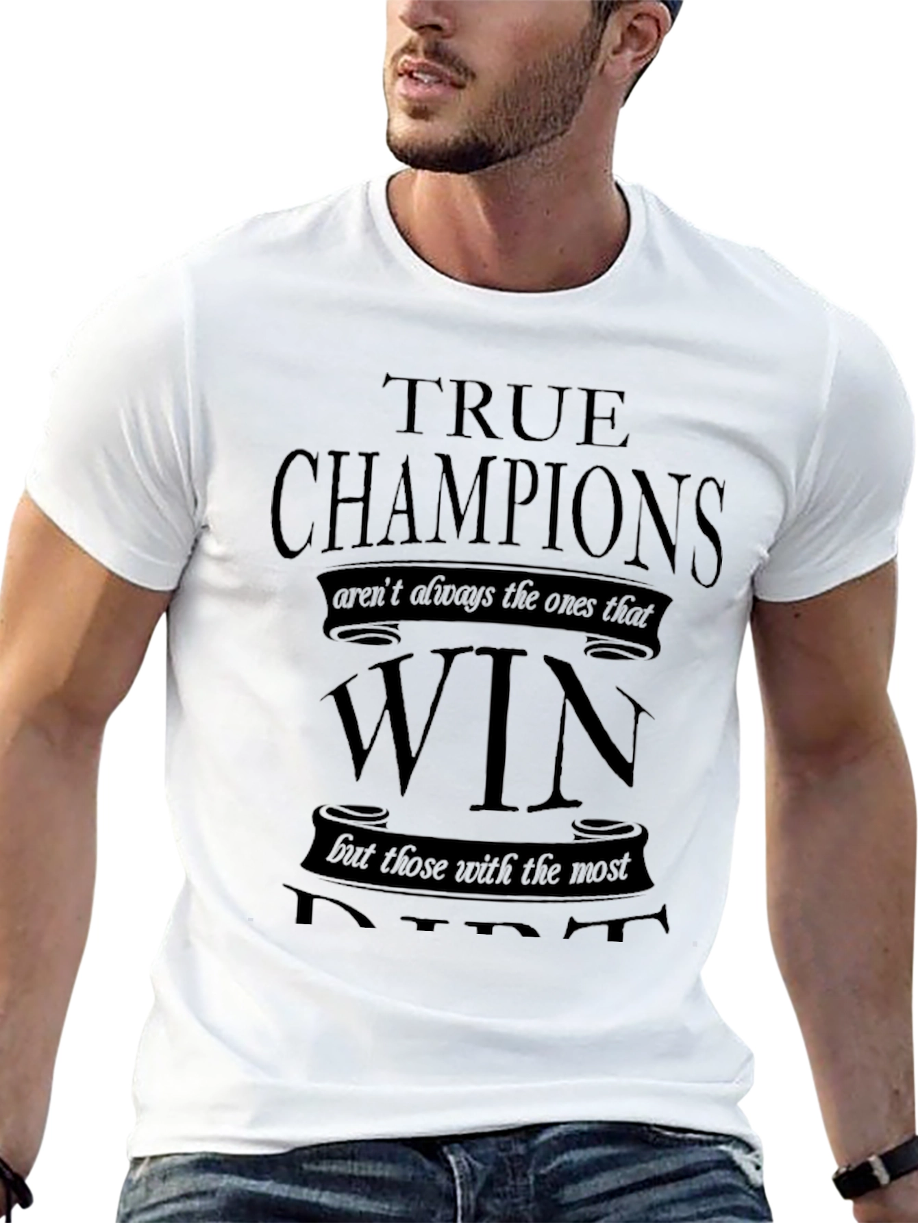 Black True Champions Black Graphic T-Shirt view 13