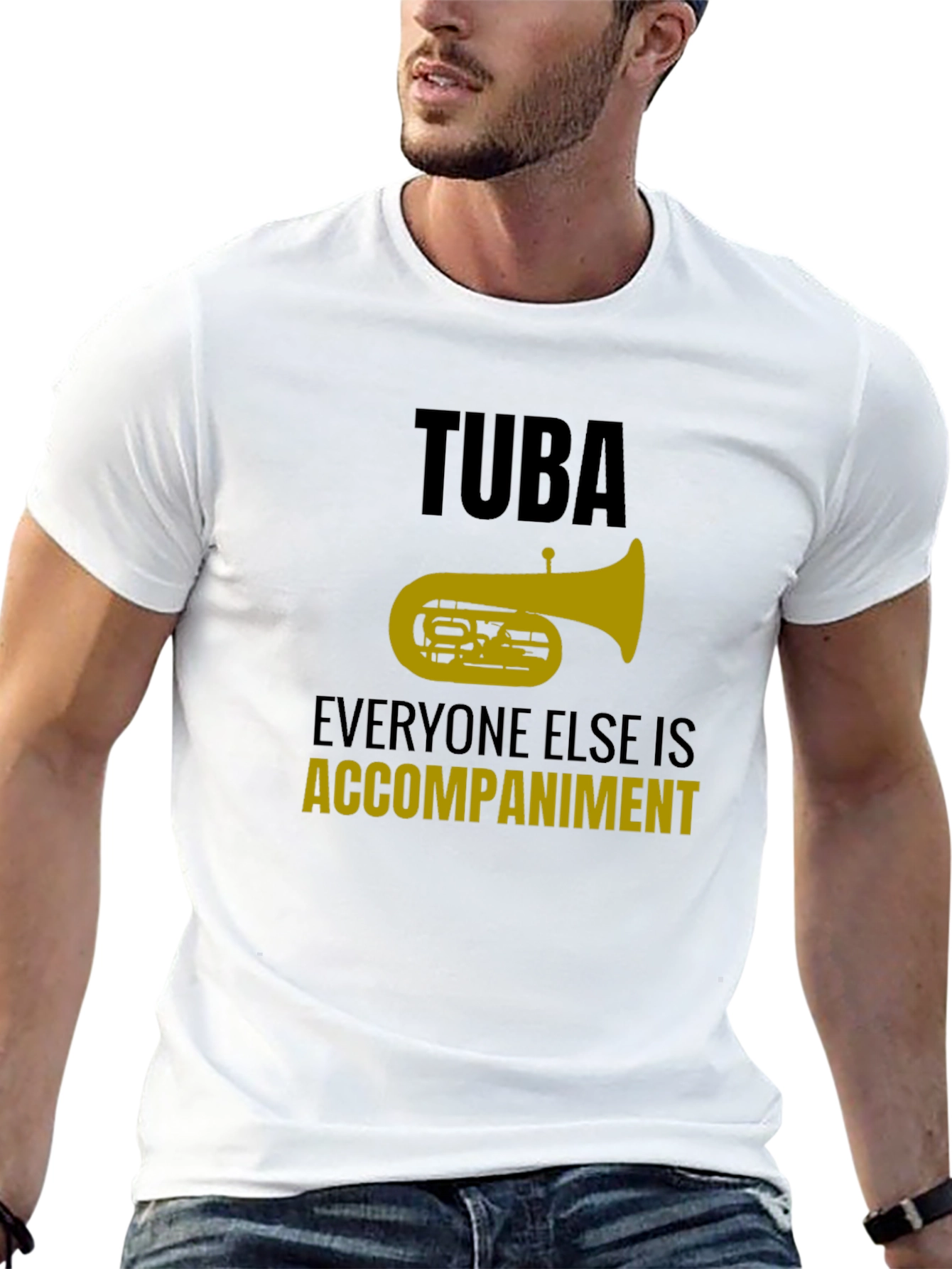 Black Tuba Accompaniment T-Shirt view 13