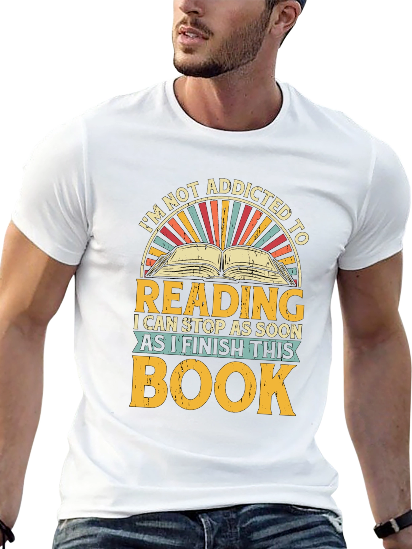 Black Addicted To Reading T-Shirt - Funny Book Lover Tee view 13