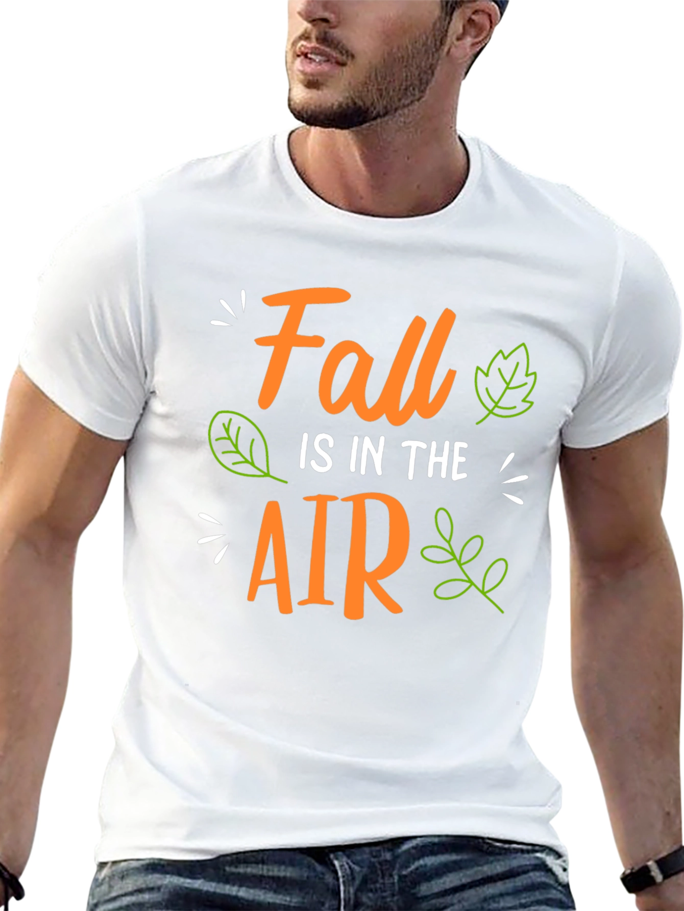 Black Fall Is In The Air Graphic Tee view 13