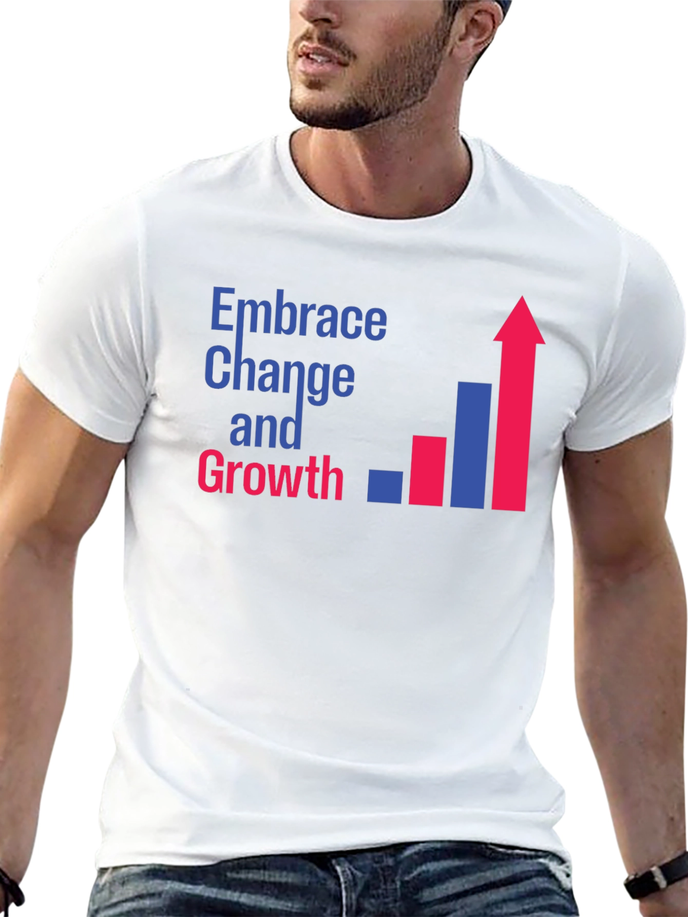 Embrace Change & Growth Black T-Shirt - 13