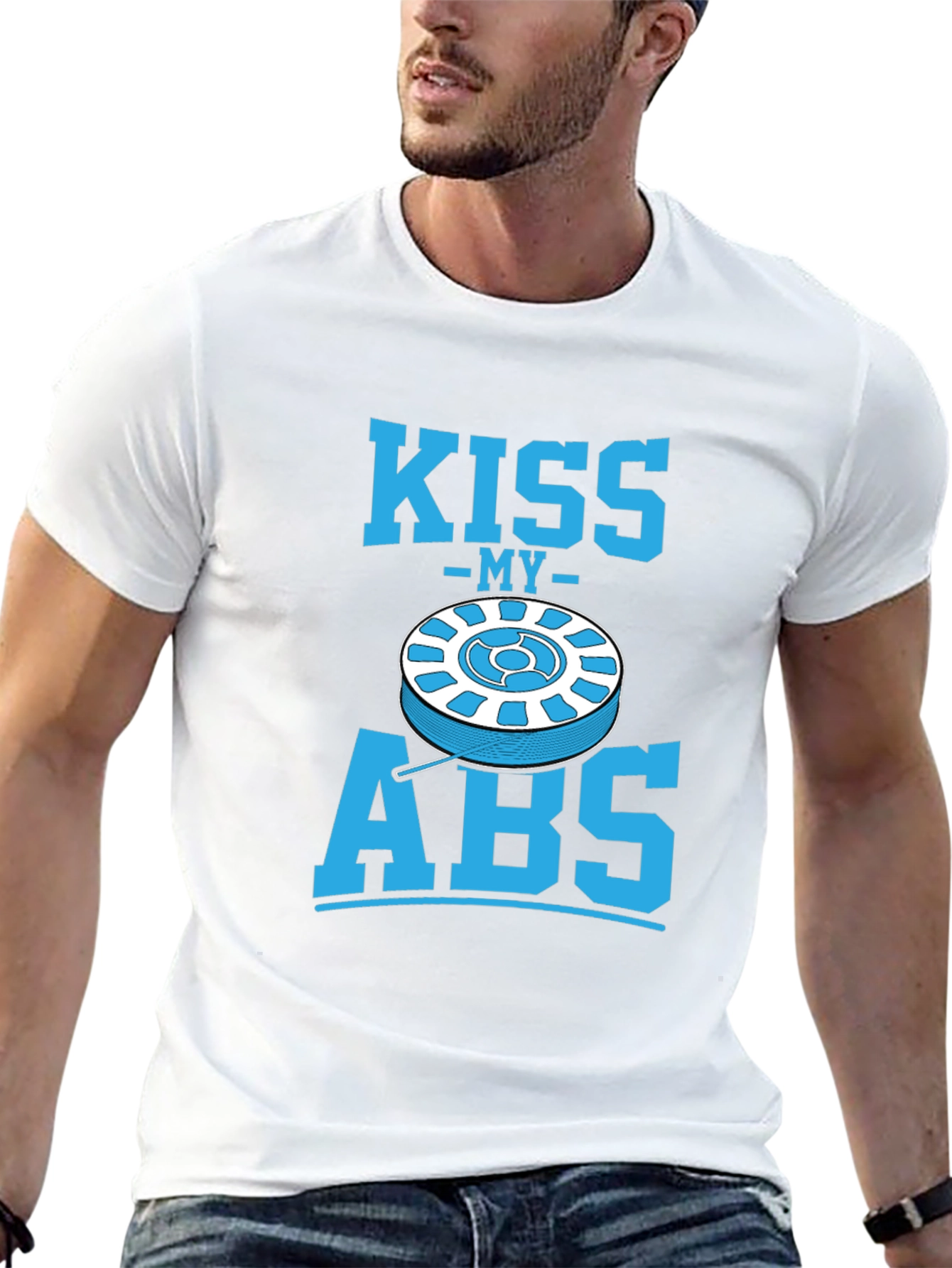 Black Kiss My ABS T-Shirt - Funny Automotive Mechanic Tee view 13
