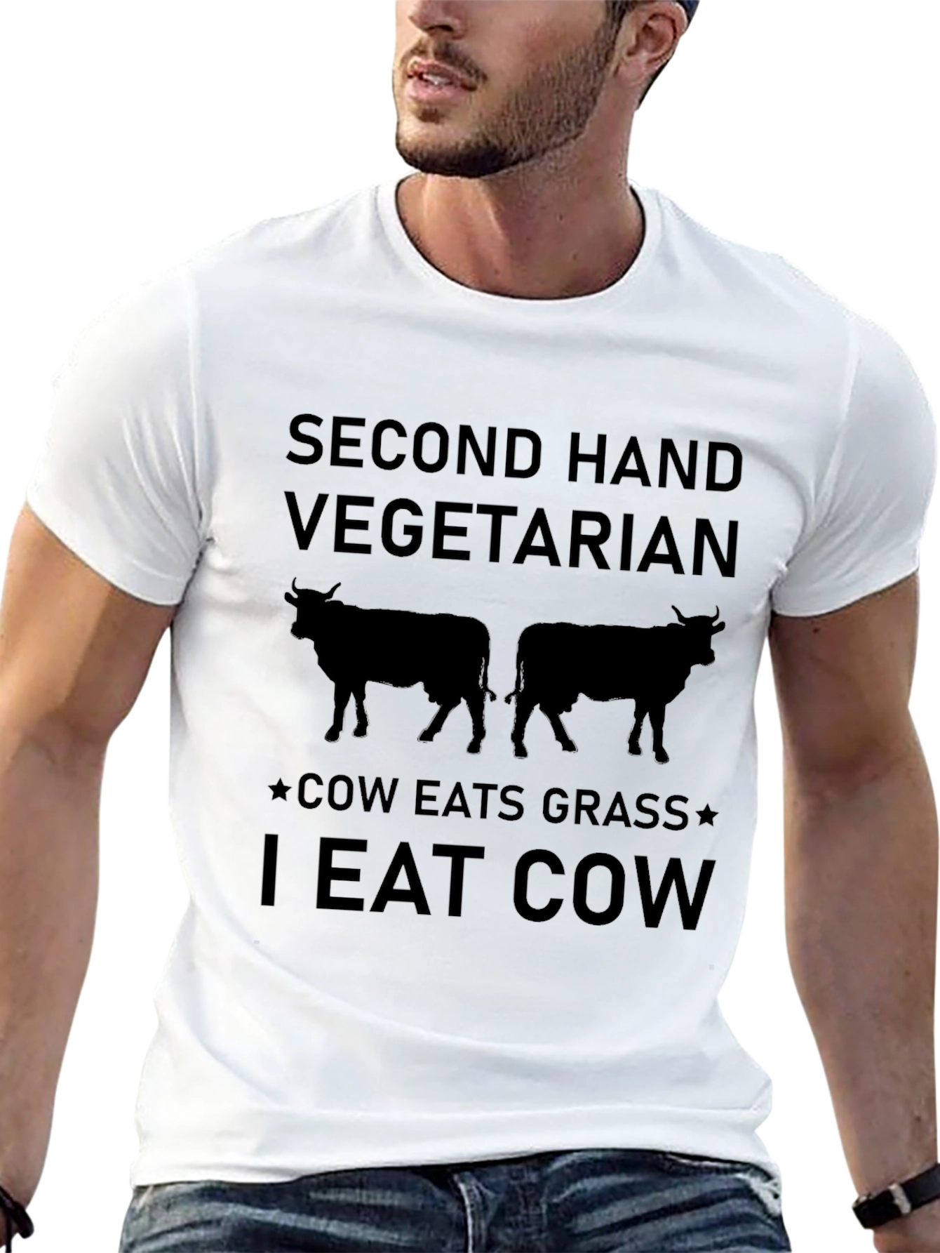 Secondhand Vegetarian Graphic Tee - 13