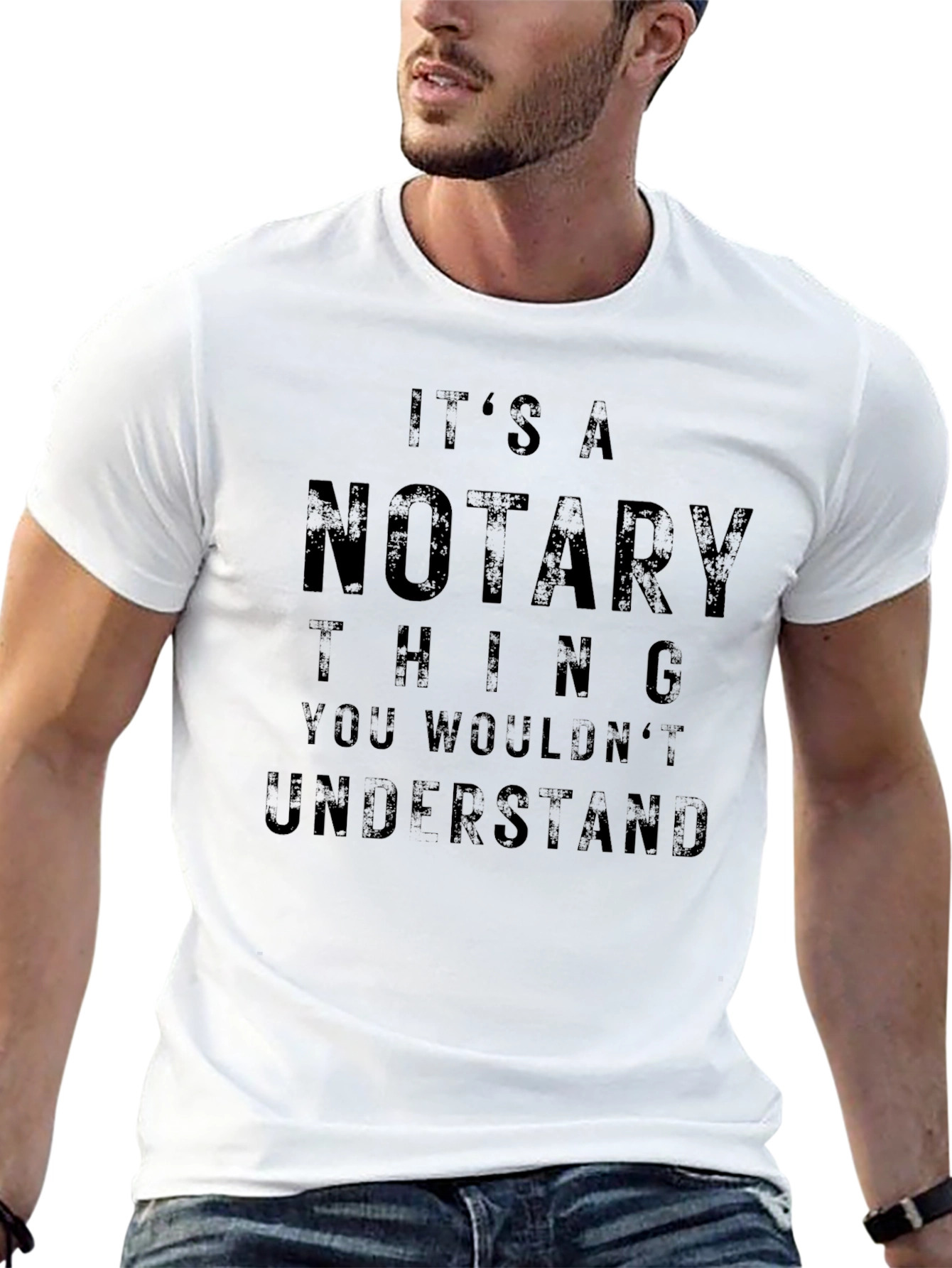 Black It's a Notary Thing T-Shirt view 13
