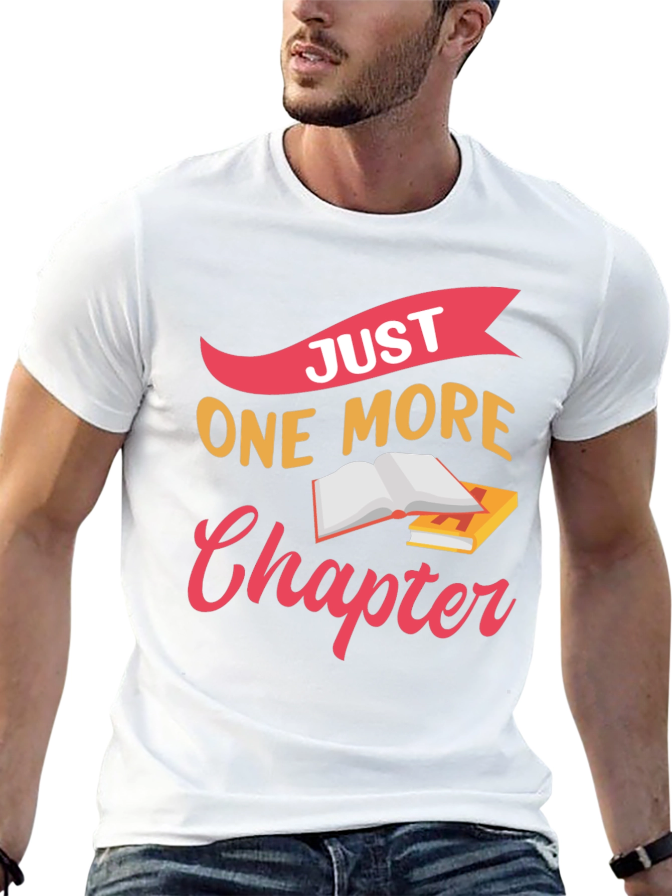 Black Just One More Chapter T-Shirt view 13