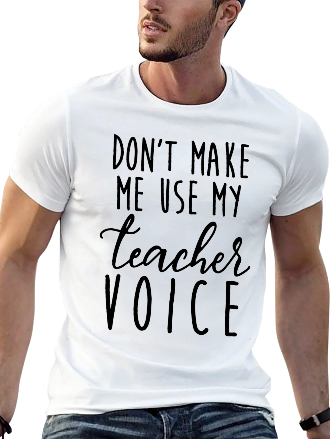Teacher Voice Graphic Tee - Funny Educator Shirt - 13